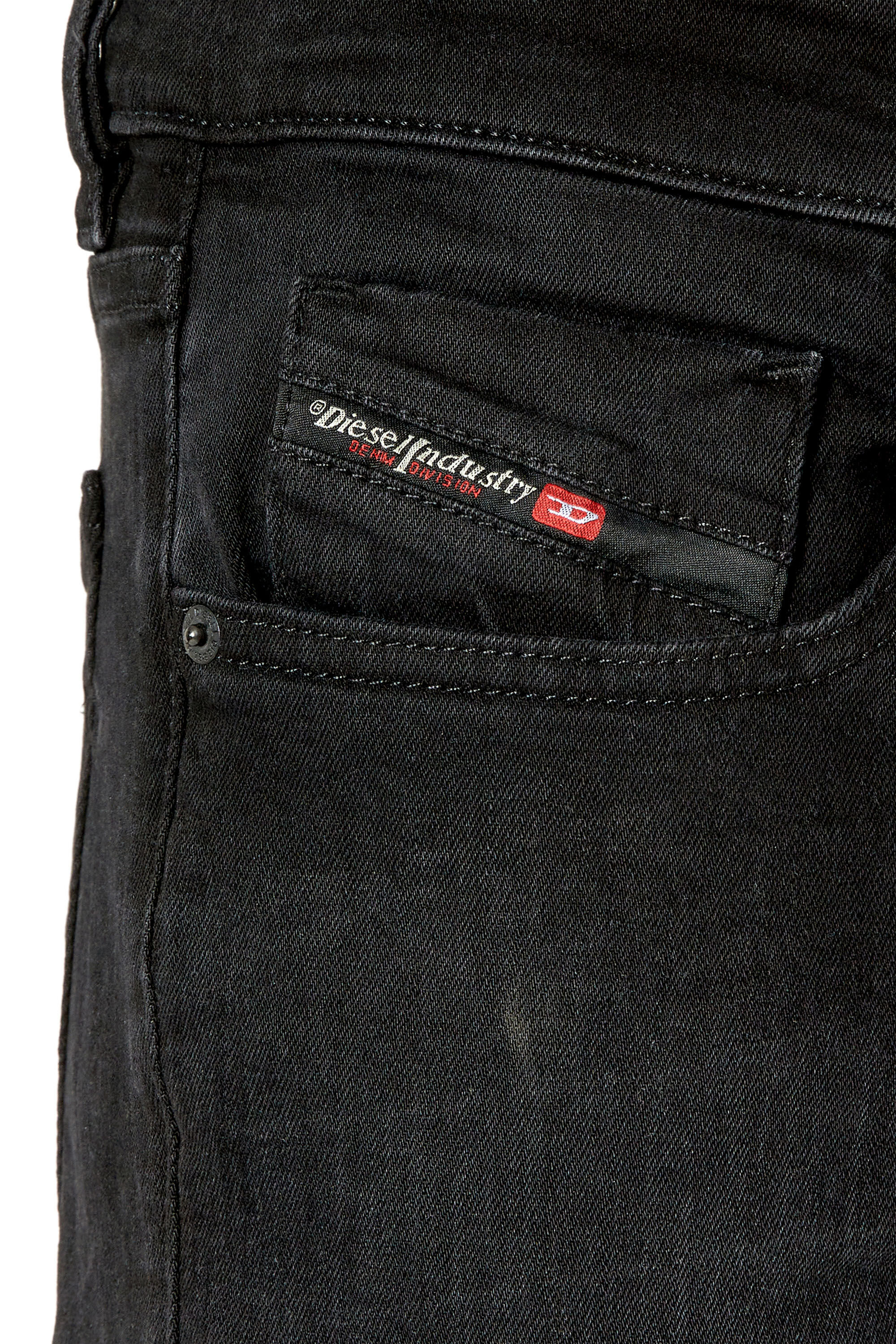 Diesel - Slim Jeans 2019 D-Strukt 0TFAS, ブラック/ダークグレー - Image 4