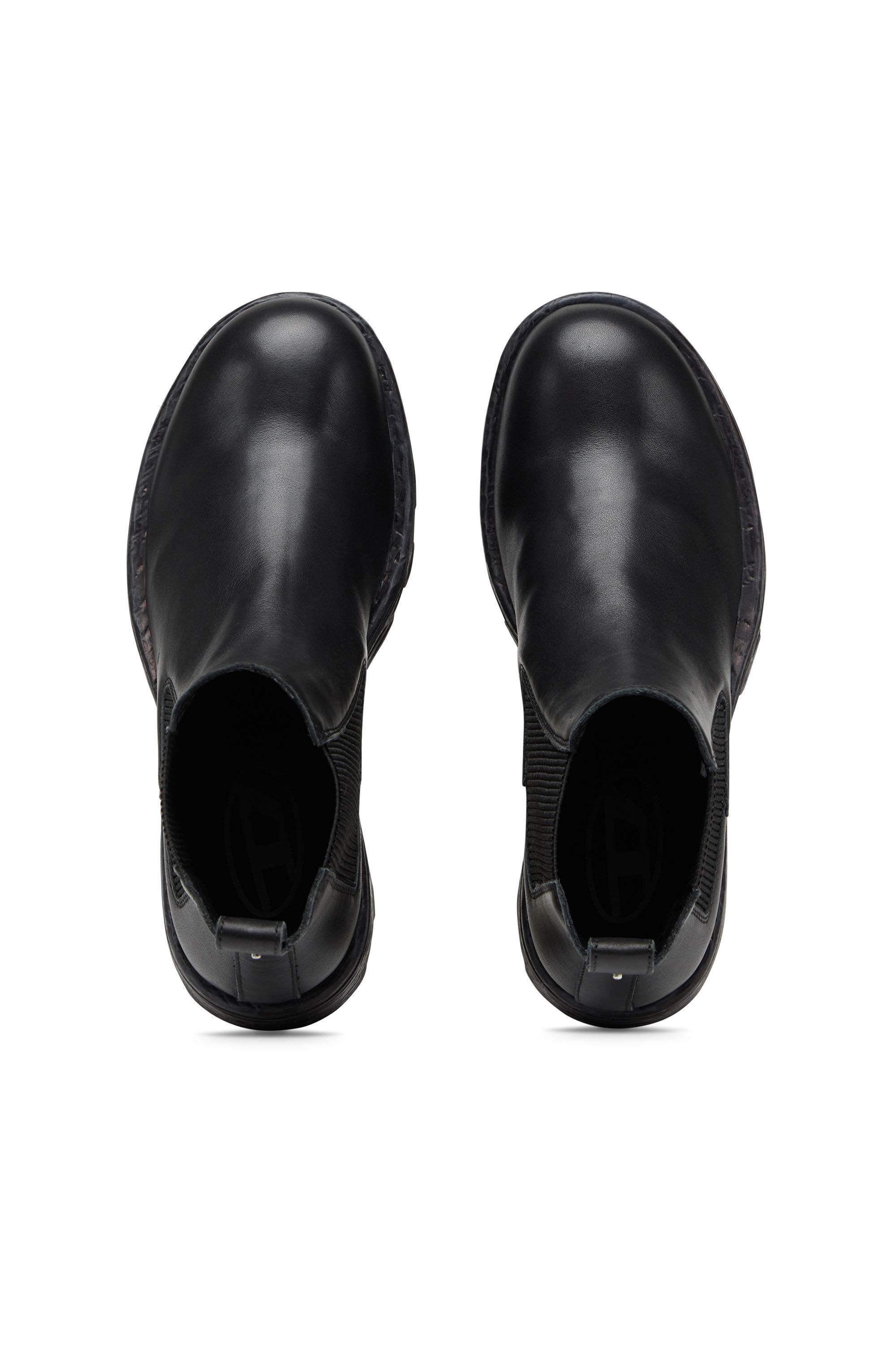 Diesel - D-HAMMER LCH, Male's カウレザー エラスティック チェルシーブーツ - D-Hammer LCH in ブラック - 6