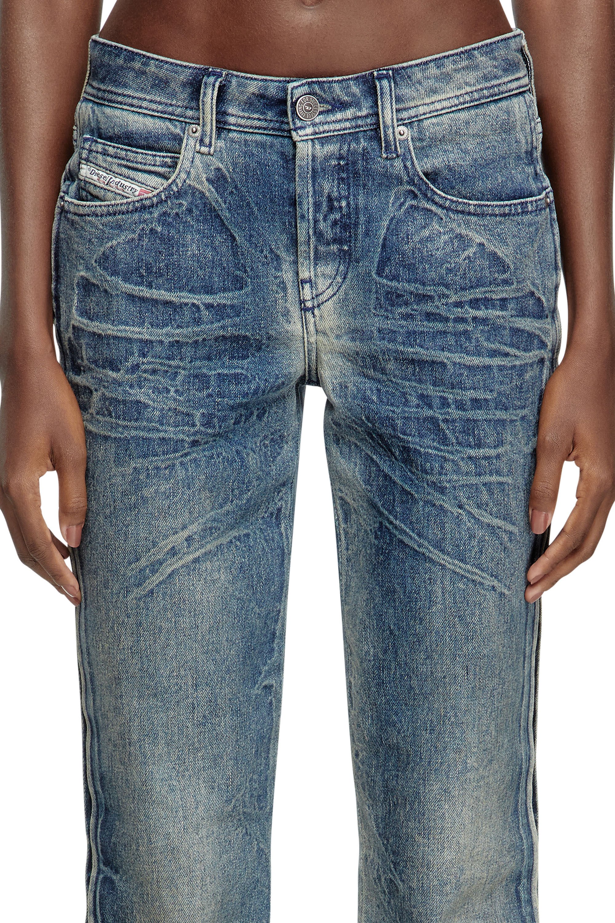 Diesel - Female's Regular Jeans D-Noli 007BG, ダークブルー - 5