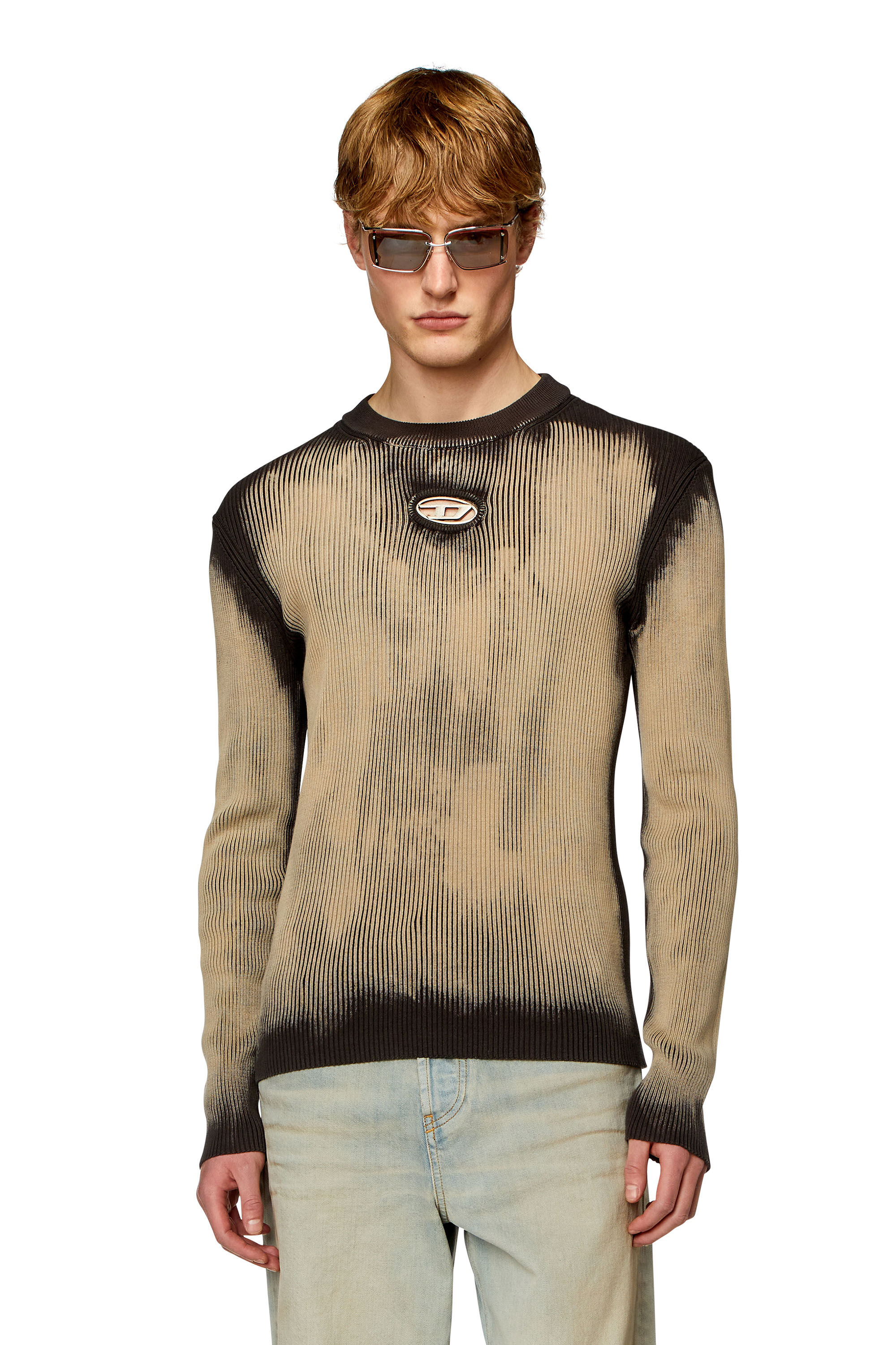 K-DARIN ニット｜ベージュ｜メンズ｜DIESEL