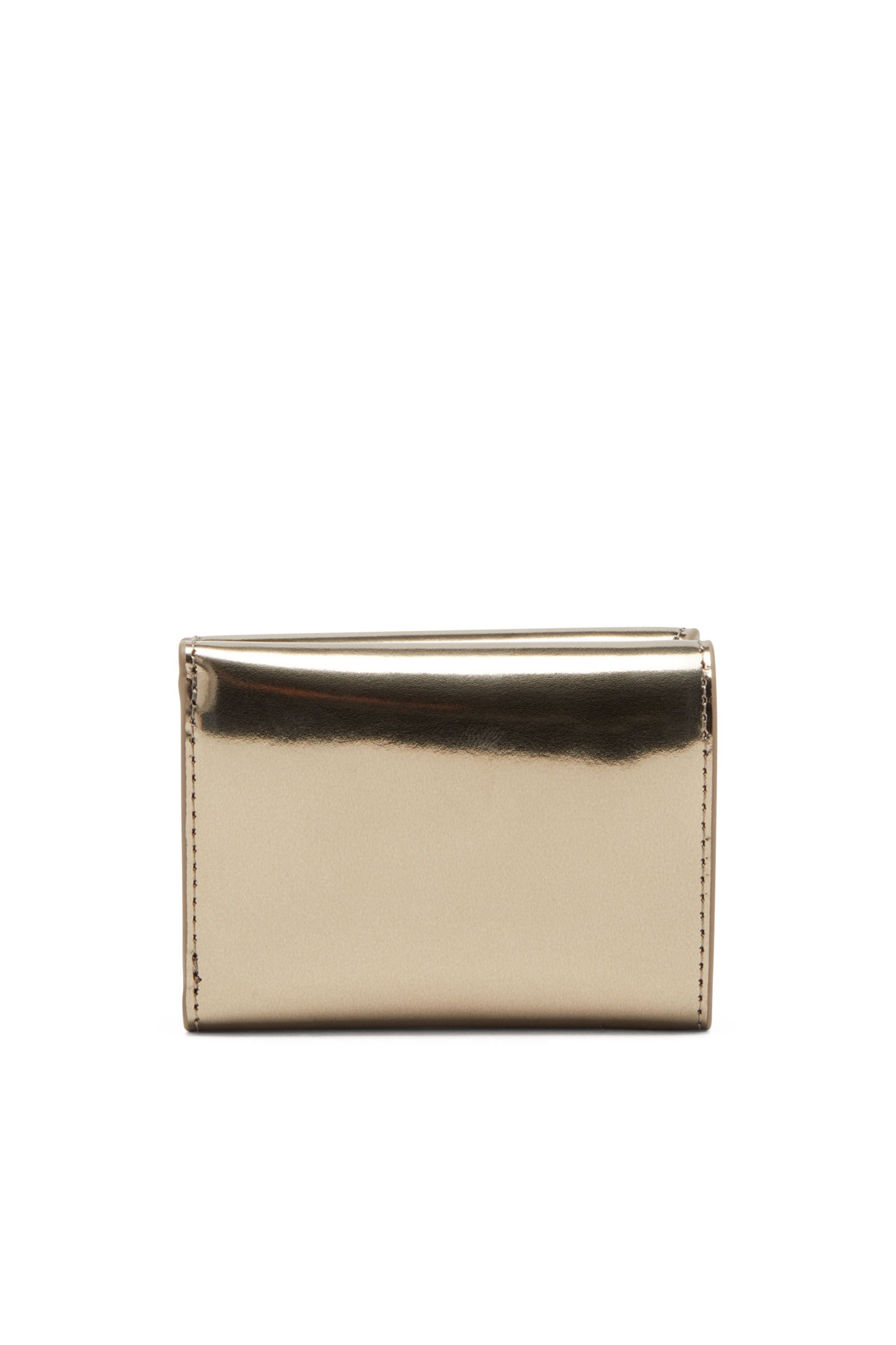 1DR TRI FOLD COIN XS II Tri-fold wallet in matte leather｜ホワイト｜ウィメンズ｜DIESEL