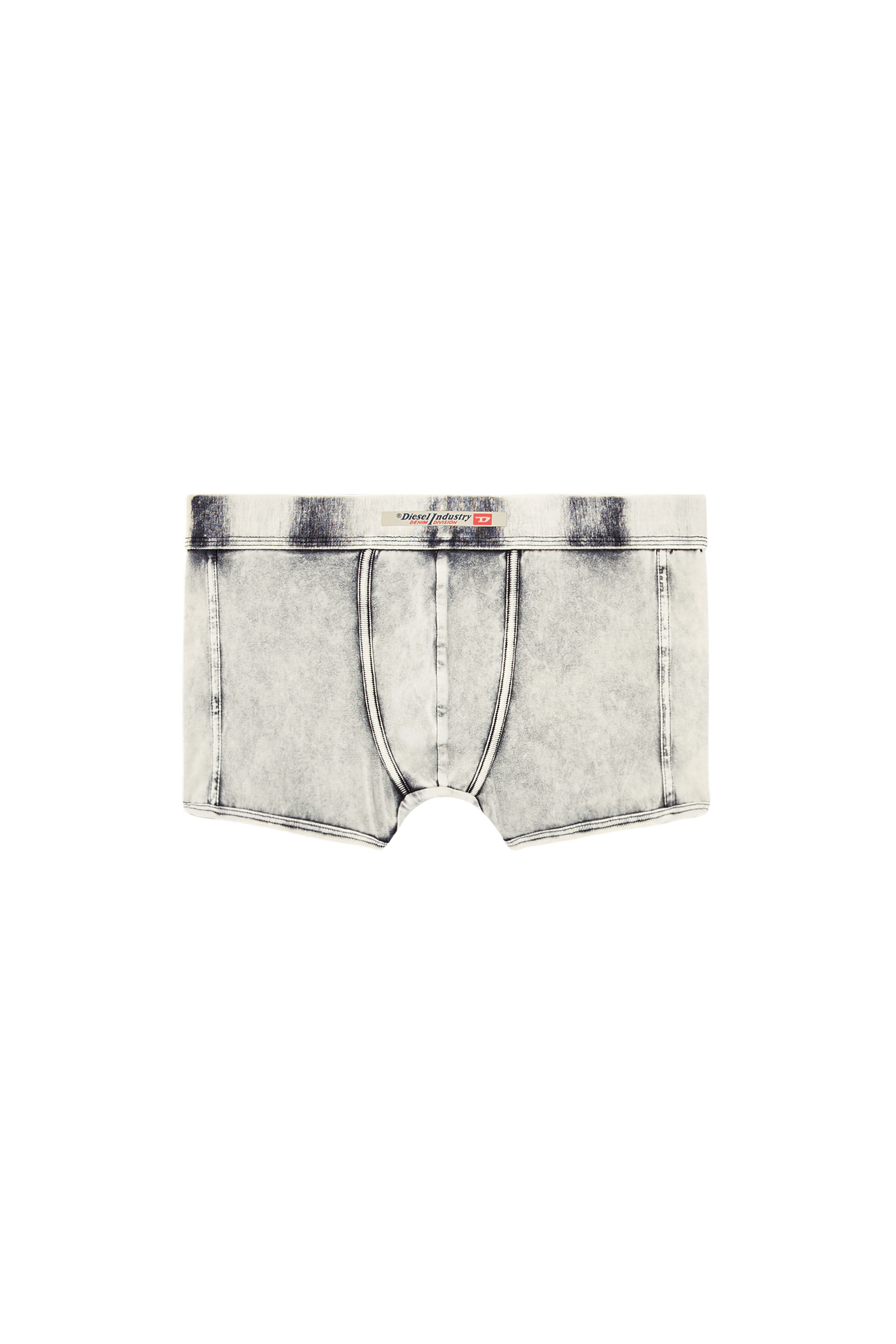 Diesel - DAMIEN-DNM, Male's Denim-effect boxer briefs in ライトグレー - 2