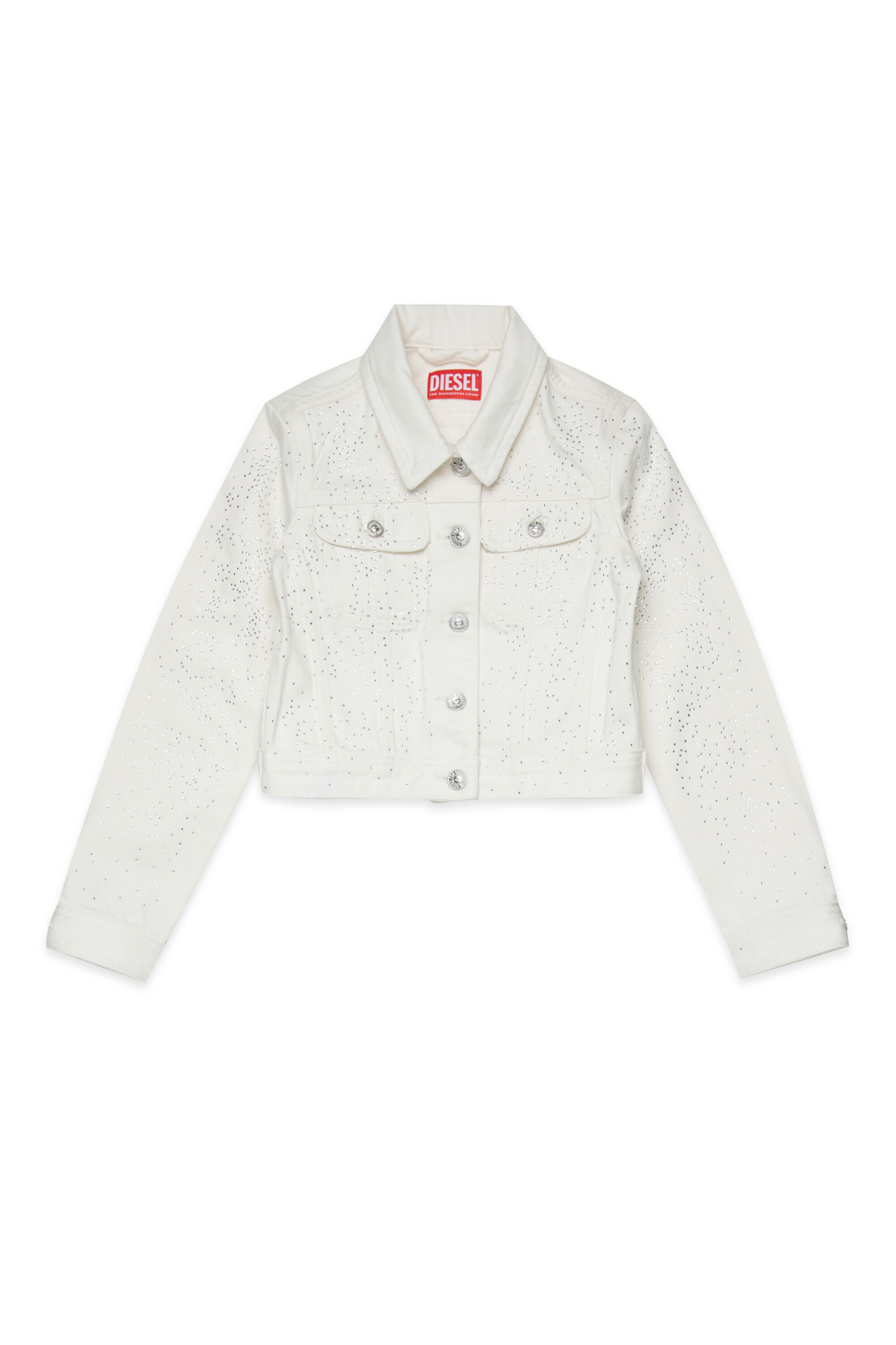 JSLIMMY-J デニムジャケット｜ホワイト｜ガールズ｜DIESEL