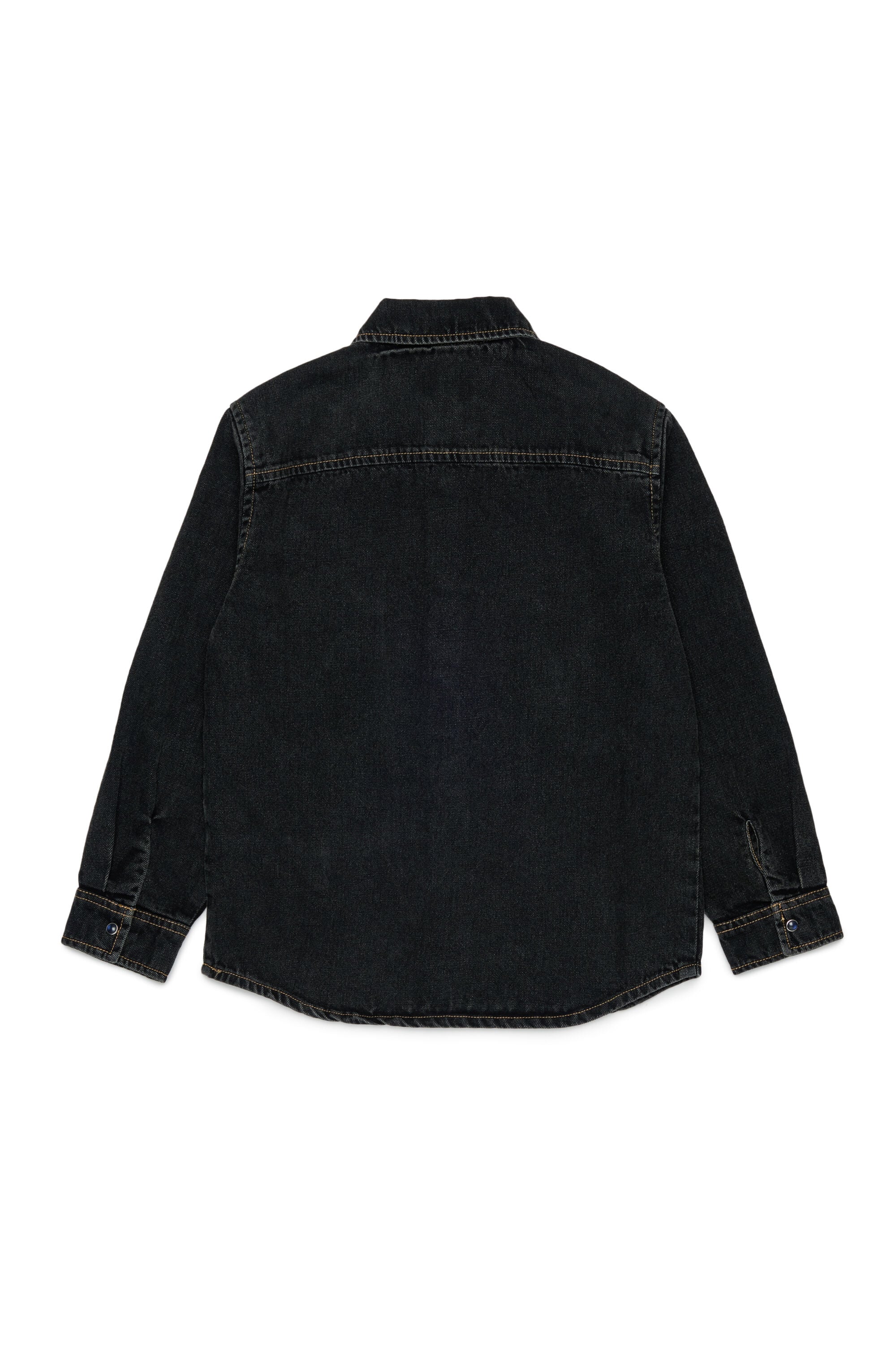 Diesel - CSIMPLY-OVER, Male's シャツ in ブラック/ダークグレー - 2