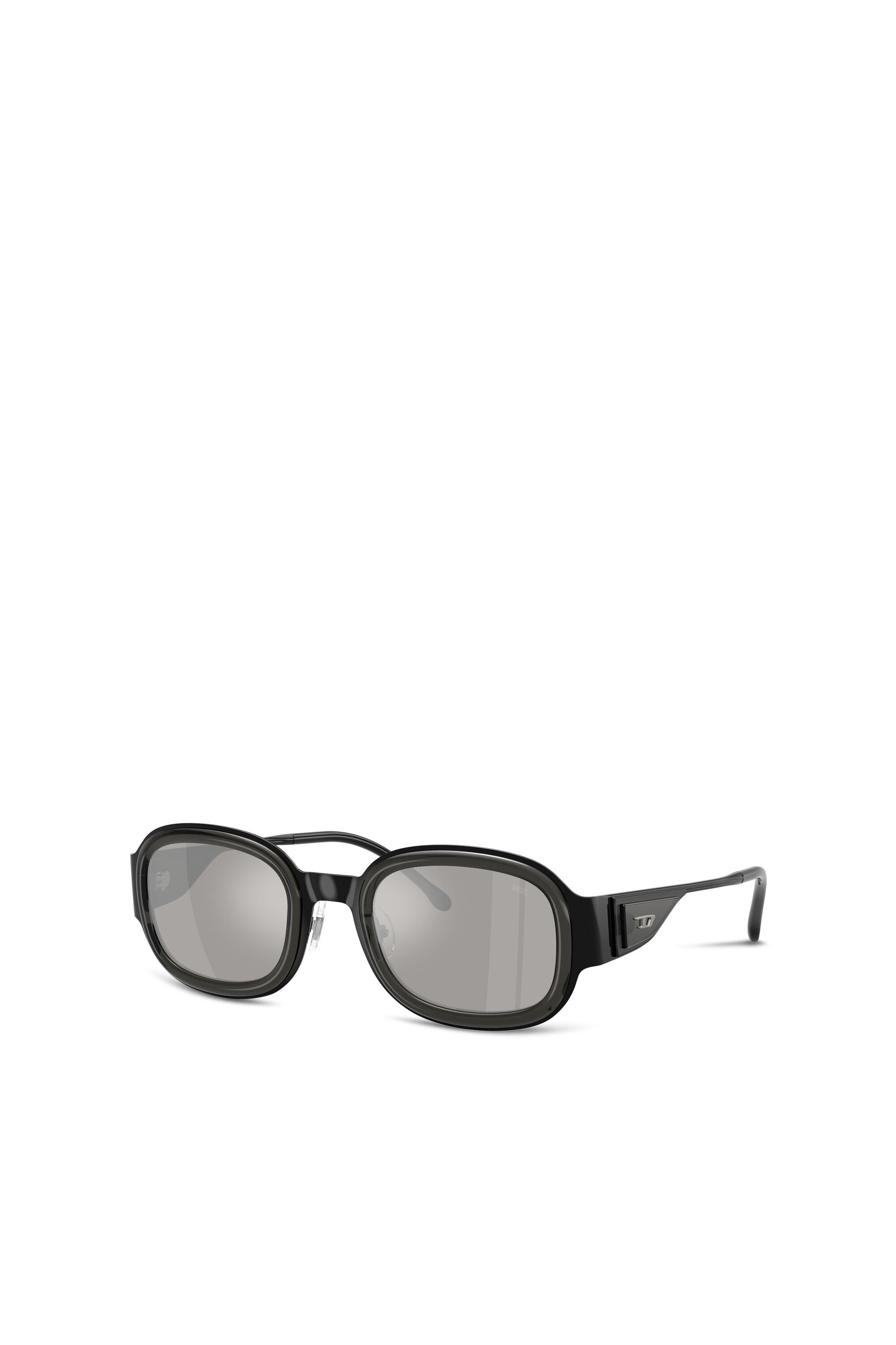 Diesel - 0DL1020, Unisex's Square sunglasses in ブラック - 4