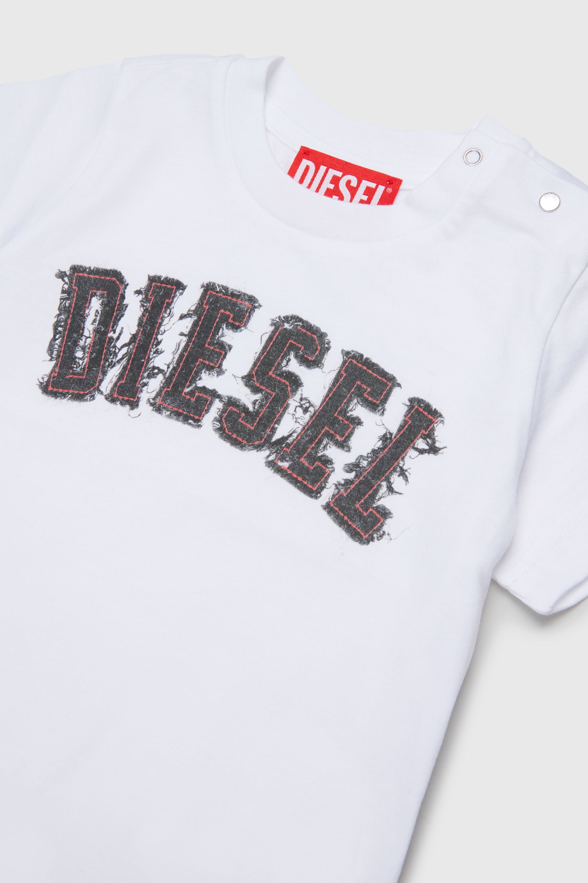 Diesel - TEANSB, Male's Tシャツ in ホワイト - 3