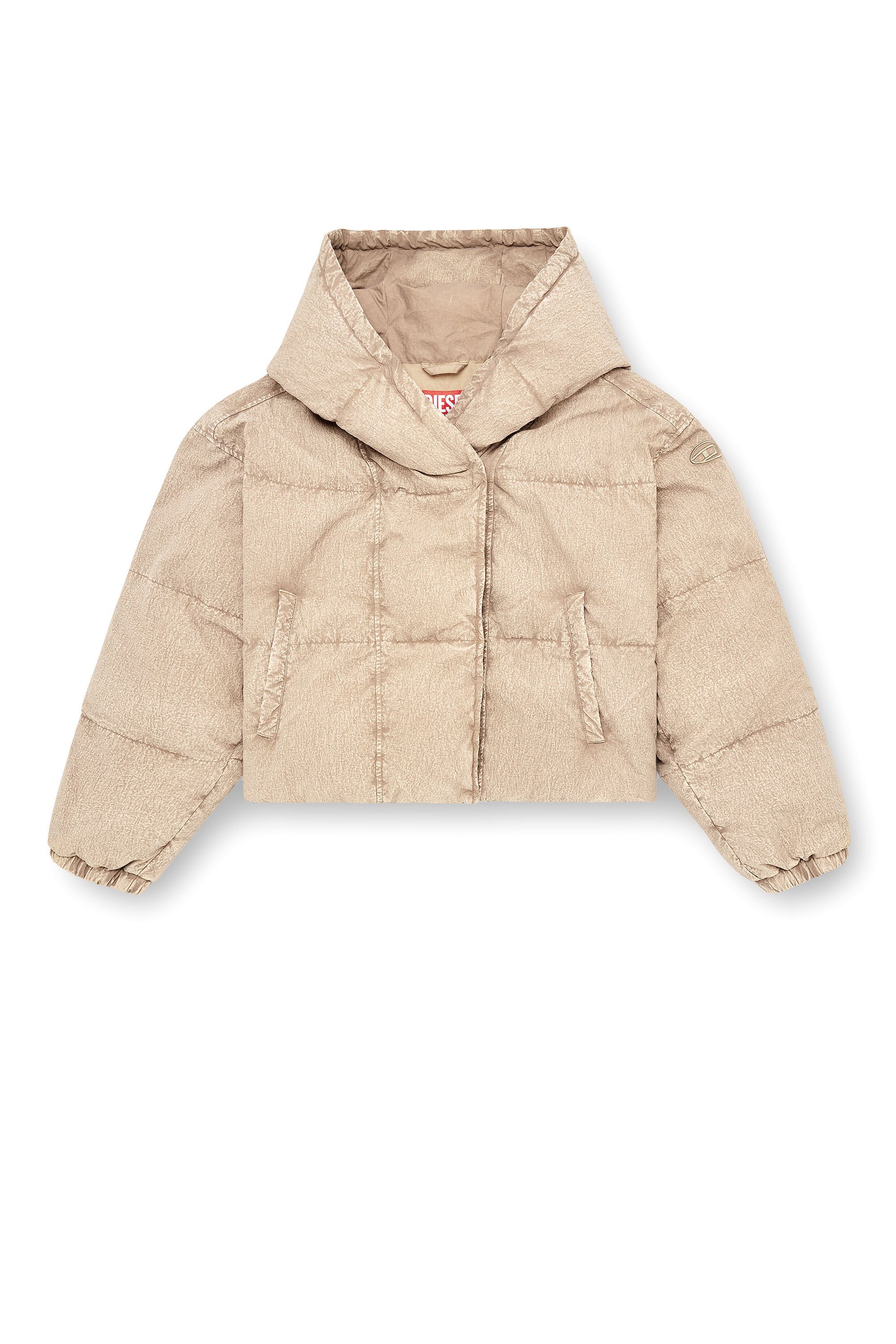 Diesel - W-ILLEY-S2, Female's パファージャケット in ベージュ - 2