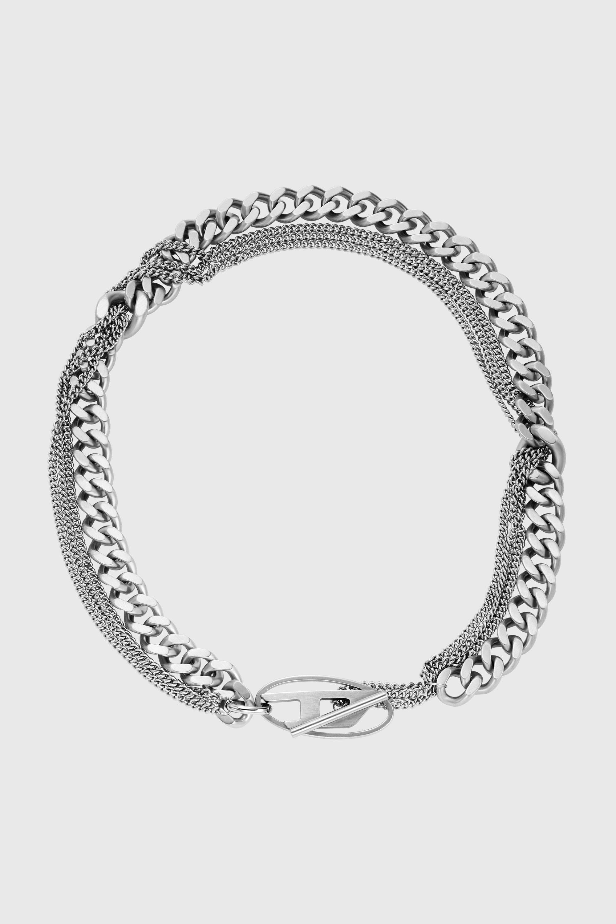 DX1549040 JEWEL ネックレス｜シルバー｜ウィメンズ｜DIESEL