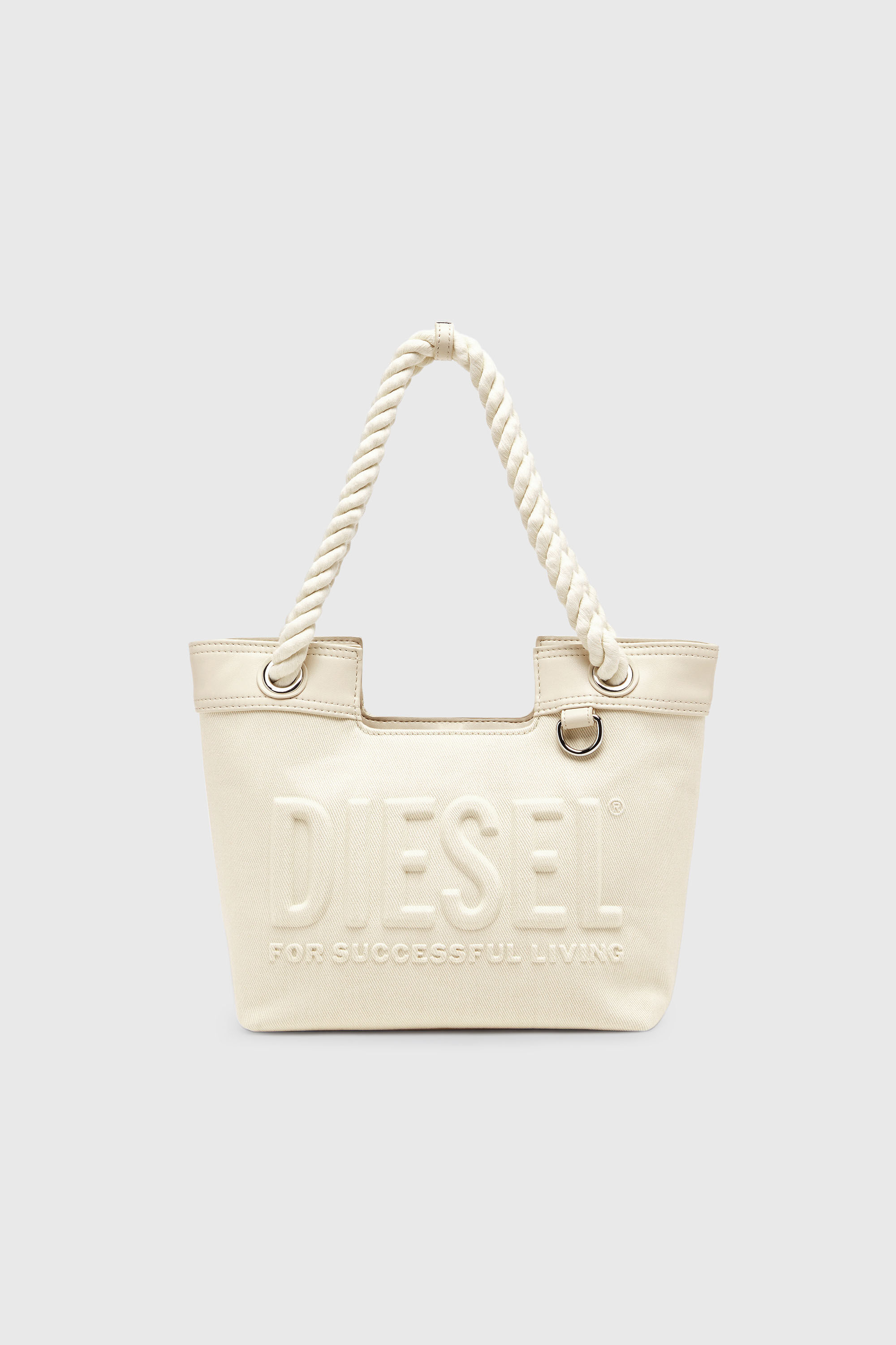 DSL 3D SHOPPER XS ショッパーバッグ XS｜ホワイト｜ウィメンズ｜DIESEL