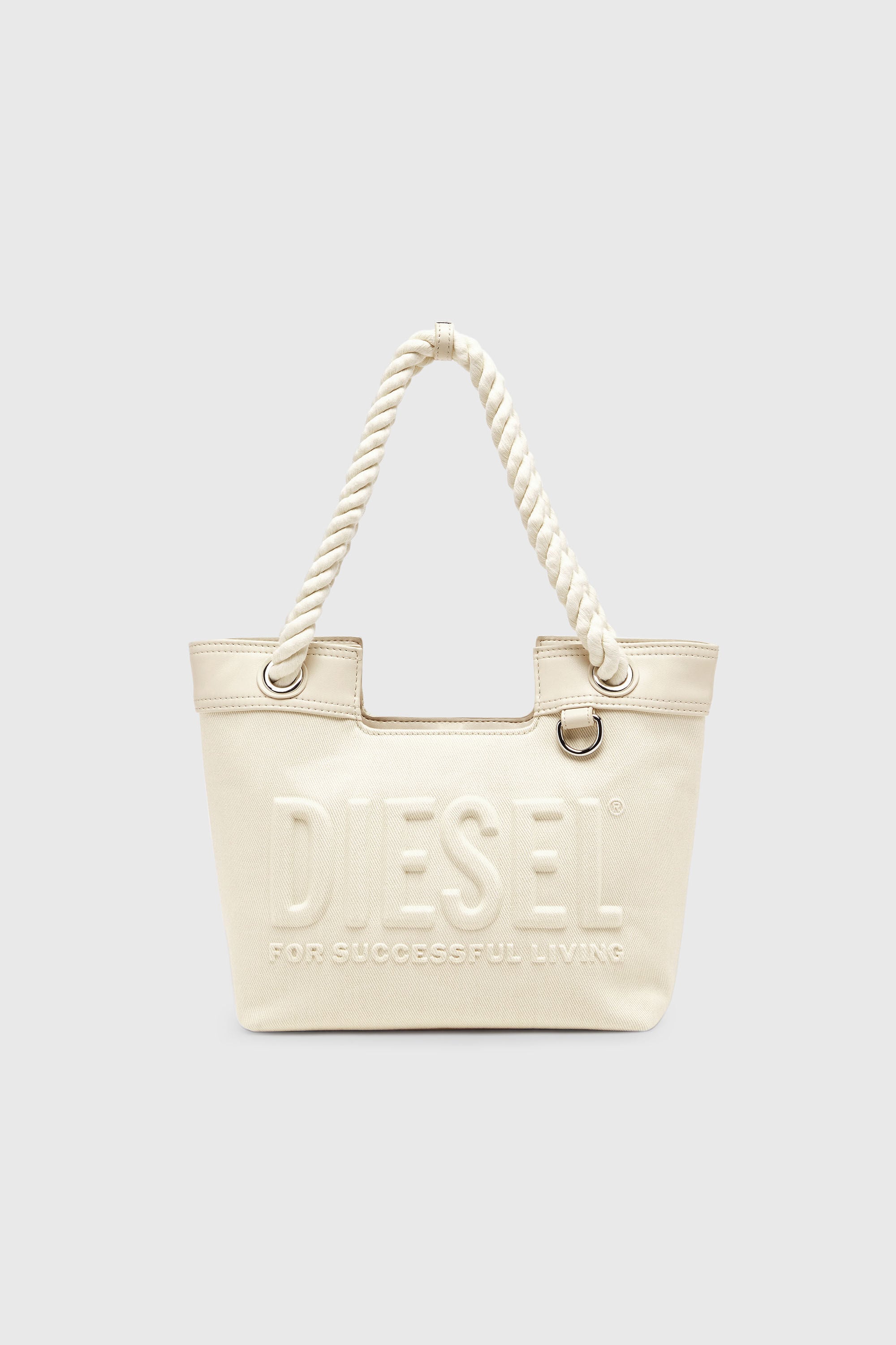 Diesel - DSL 3D SHOPPER XS, Female's ショッパーバッグ XS in クリーム - 1