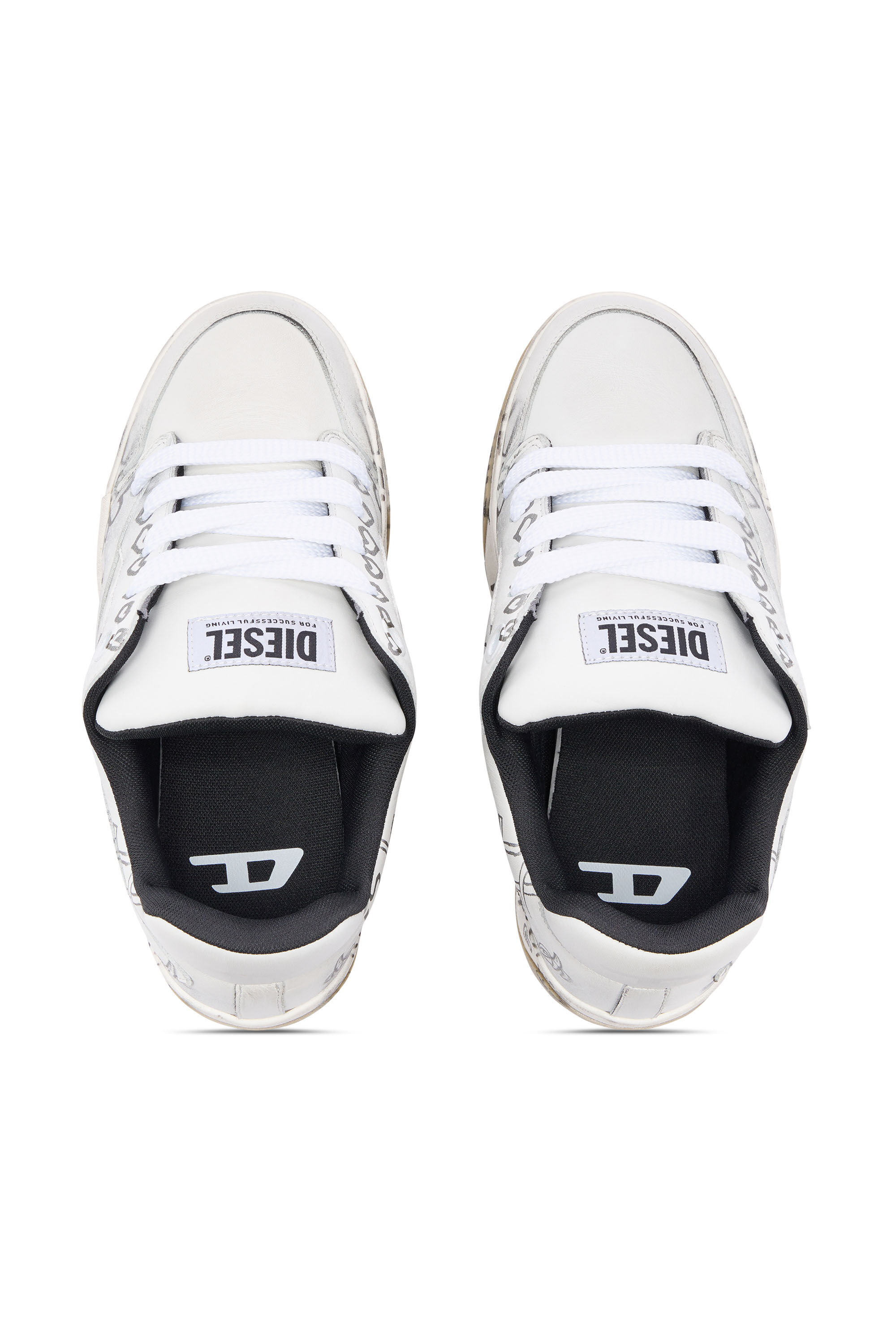 未使用品DIESEL D-PRINCE W ホワイト インヒール　スニーカー S-D-OLLIE LOW W ローカットスニーカー｜ホワイト｜ウィメンズ｜DIESEL