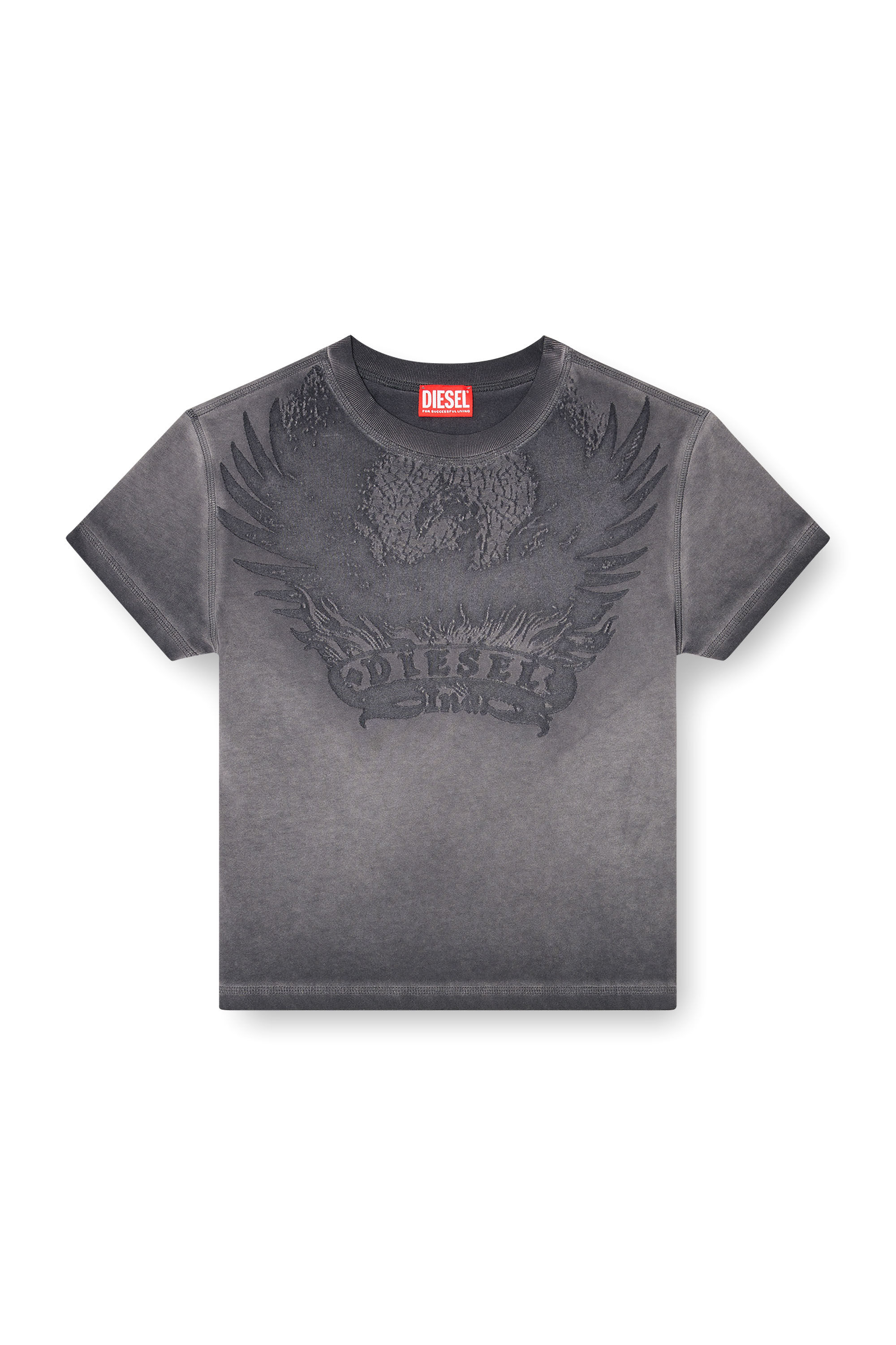 T-ILA-AA7 Tシャツ｜グレー｜ウィメンズ｜DIESEL