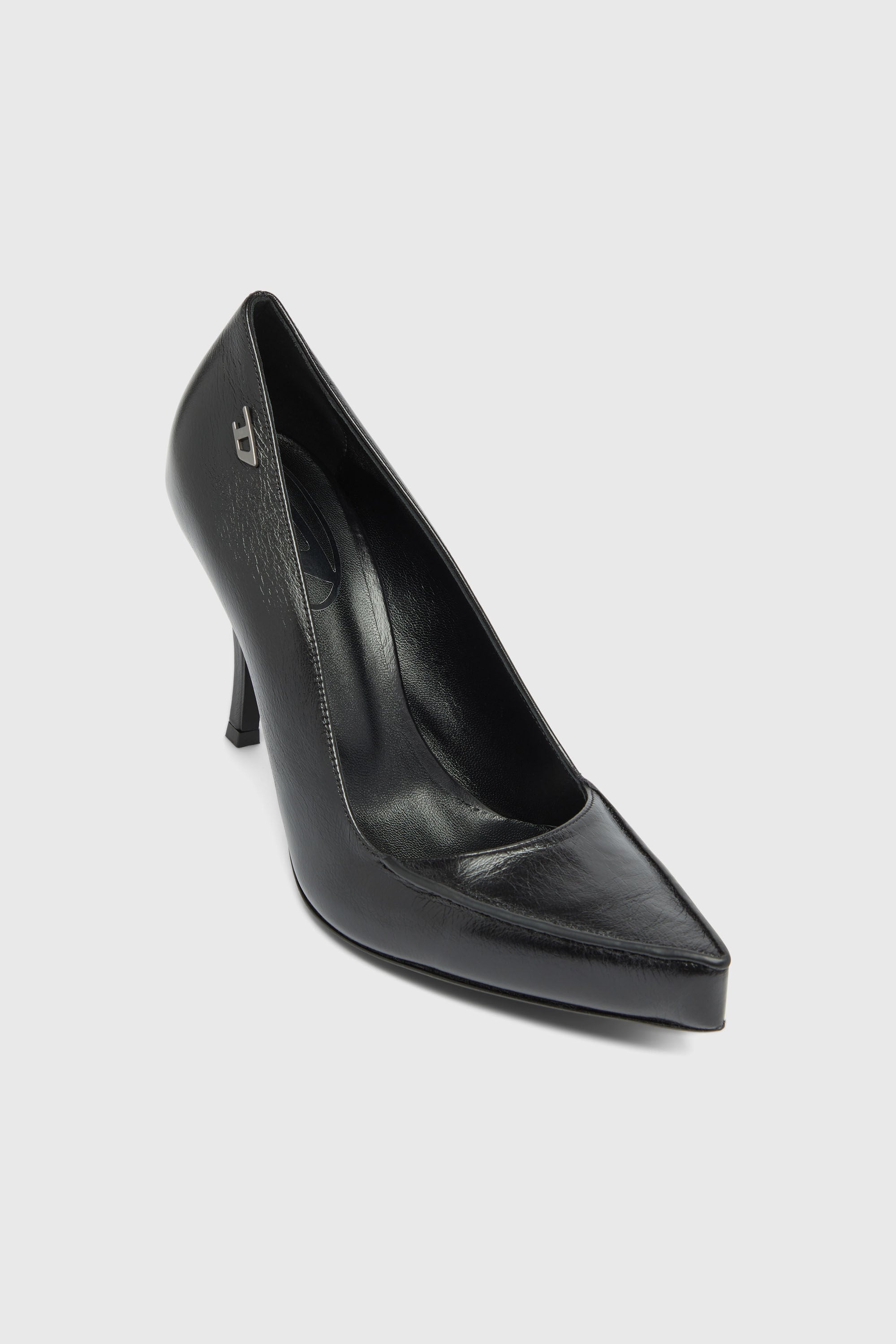 Diesel - D-LUCETTE-90-PUMP D, Female's D-Lucette-Pumps in leather in ブラック - 7