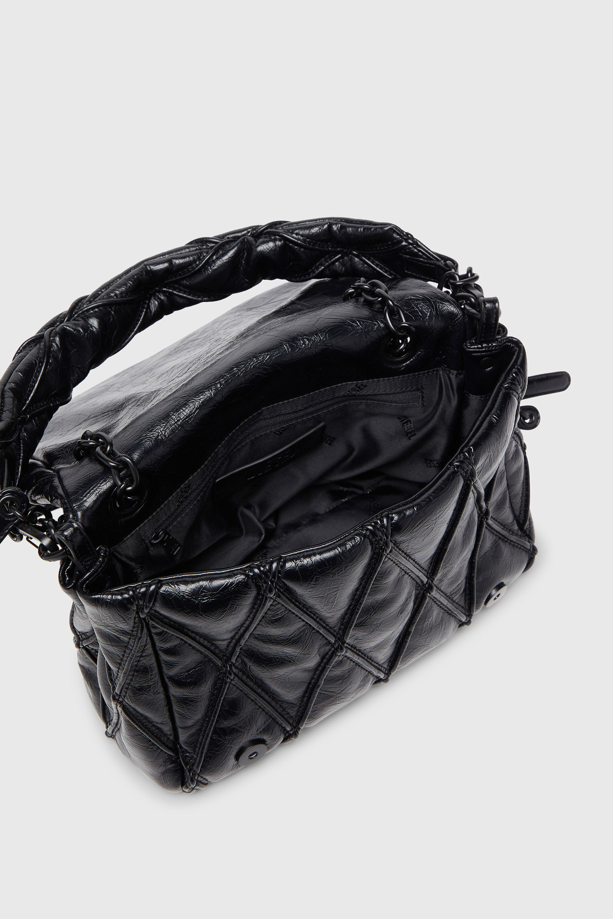 CHARM-D SHOULDER M ショルダーバッグ M｜ブラック｜ウィメンズ｜DIESEL