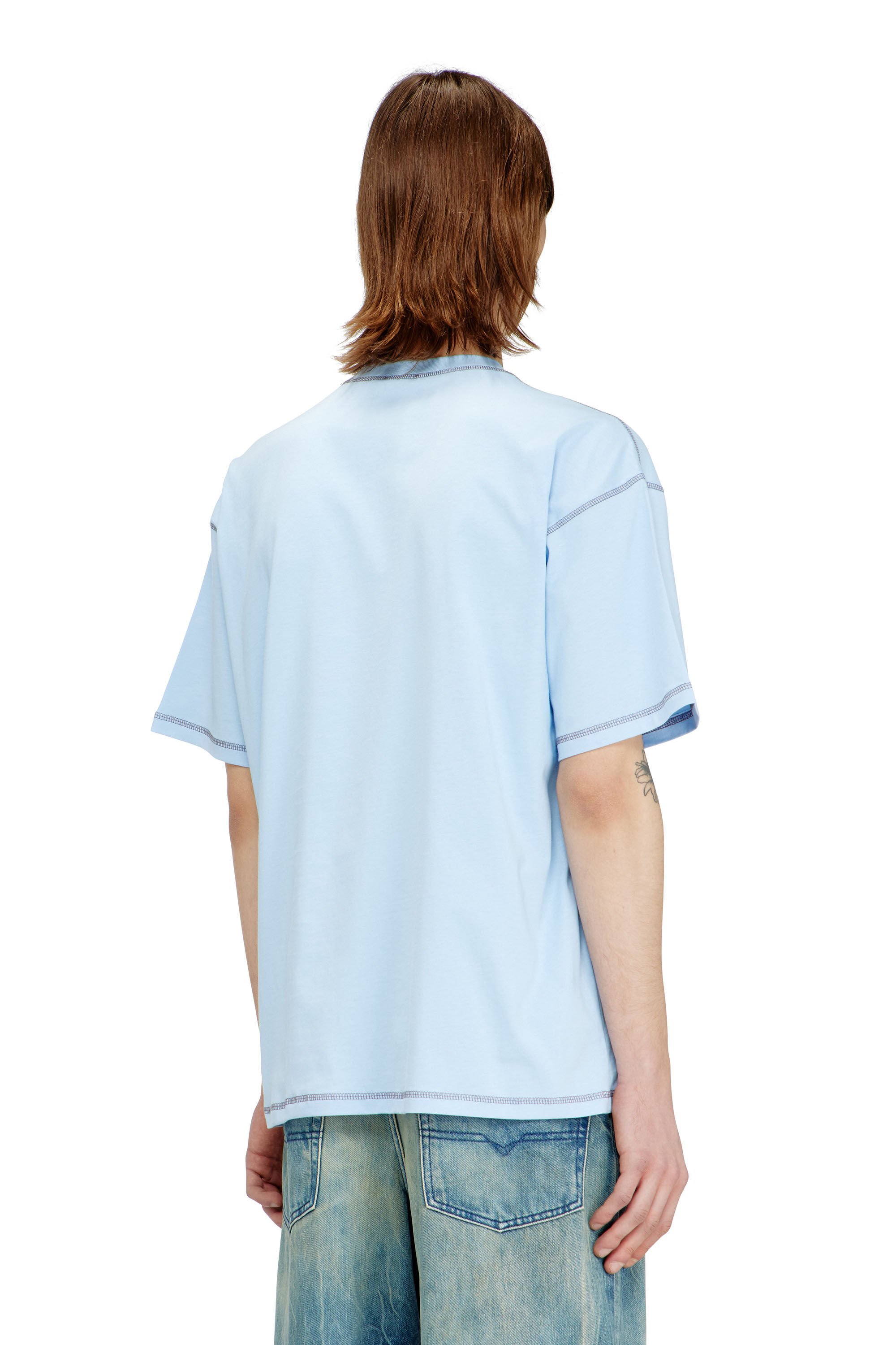 Diesel - T-BOXT-V11, Male's Relaxed T-shirt with water-effect print in null - 4