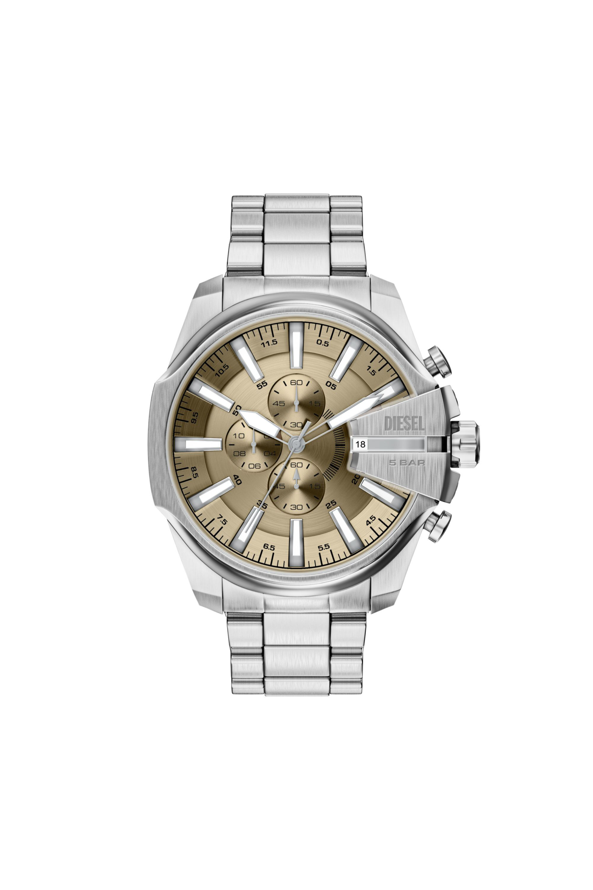 DZ4702 WATCH Mega Chief Slim Chronograph Stainless Steel Watch