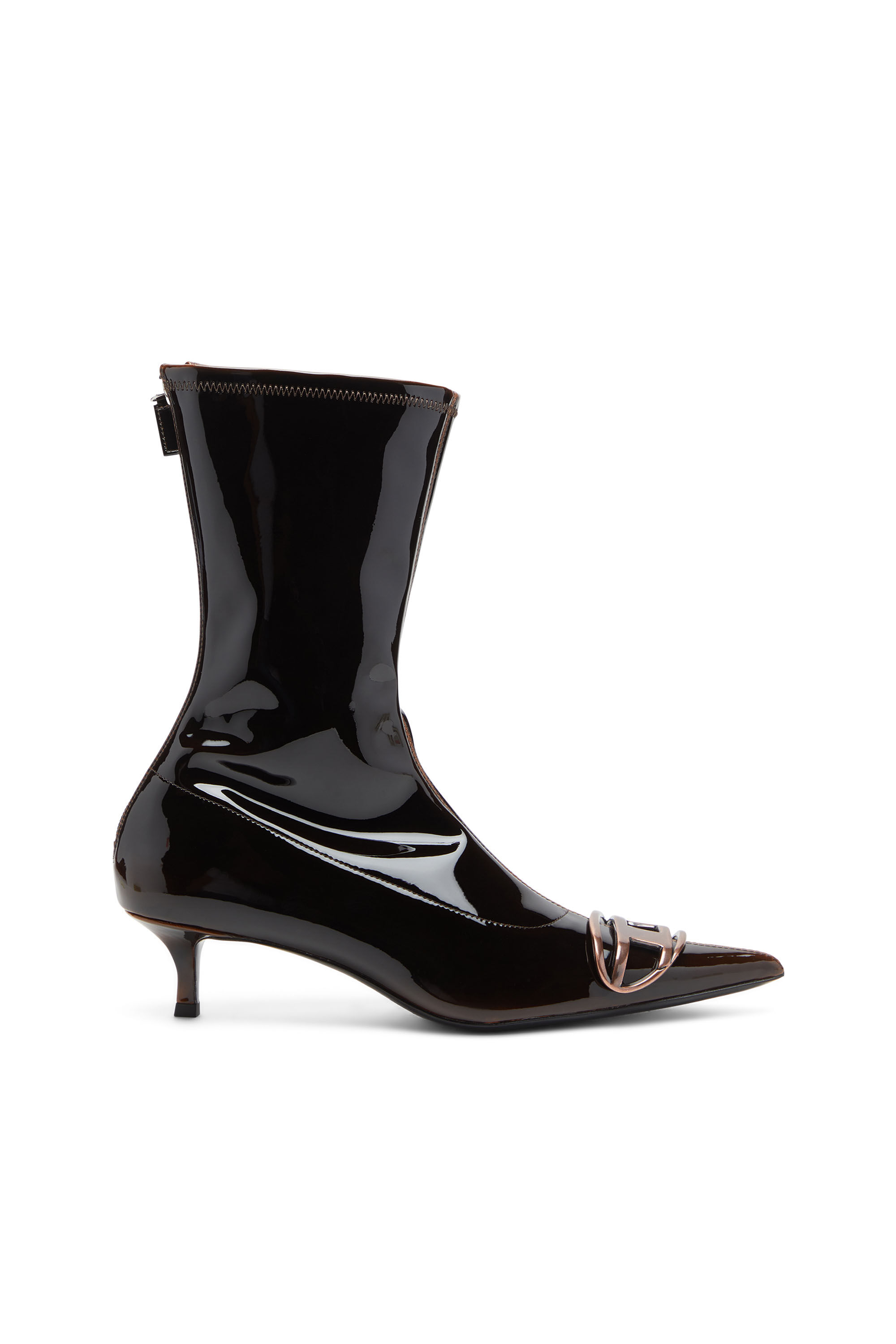 Diesel - D-VENUS KITTIE BT, Female's D-Venus-Ankle boots in liquid PU in ブルー/ブラウン - 1
