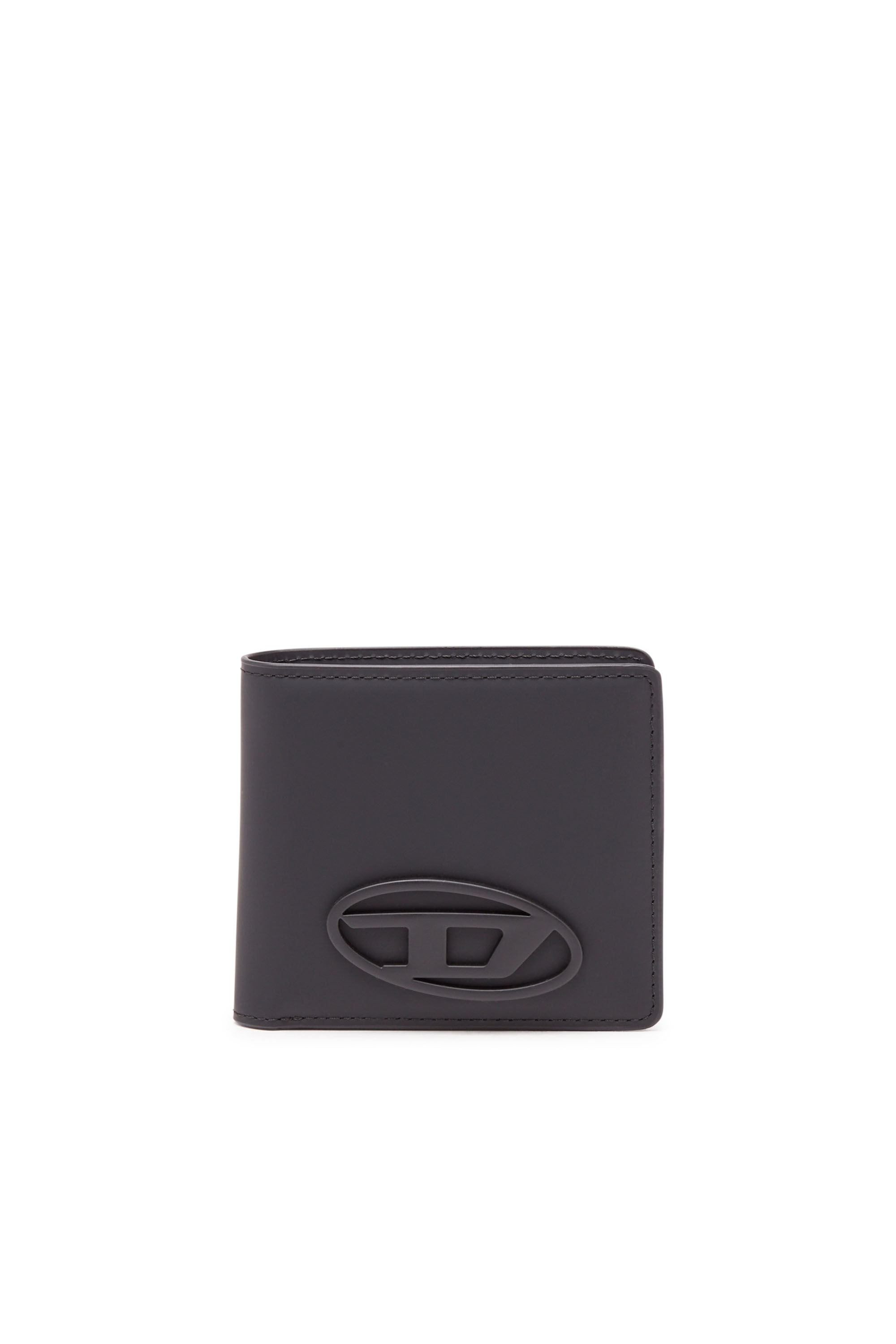 1DR BI FOLD COIN S 3D Bi-fold wallet in matte leather｜ブラック 
