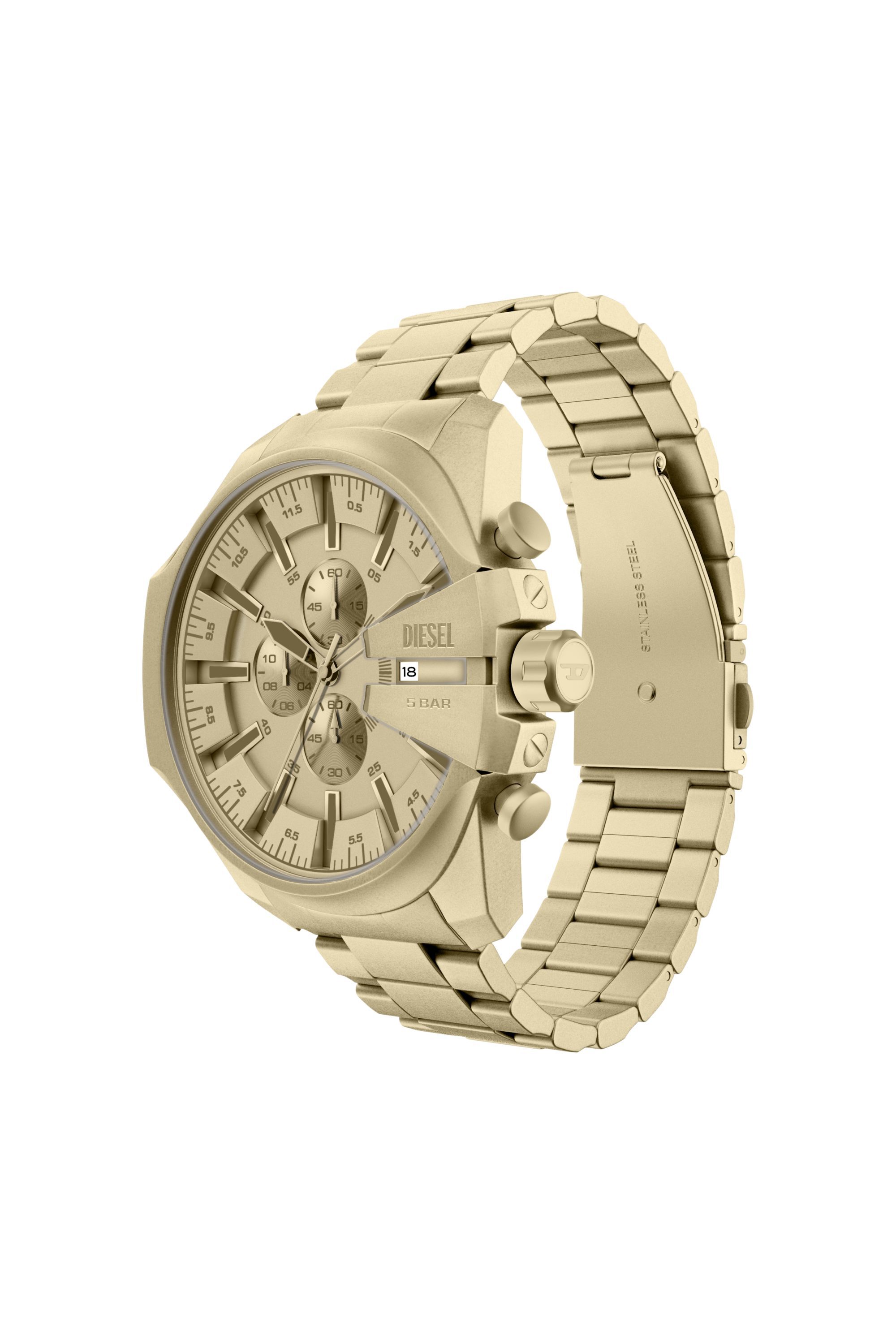 DZ4716 WATCH Mega Chief Slim gold-tone stainless steel watch