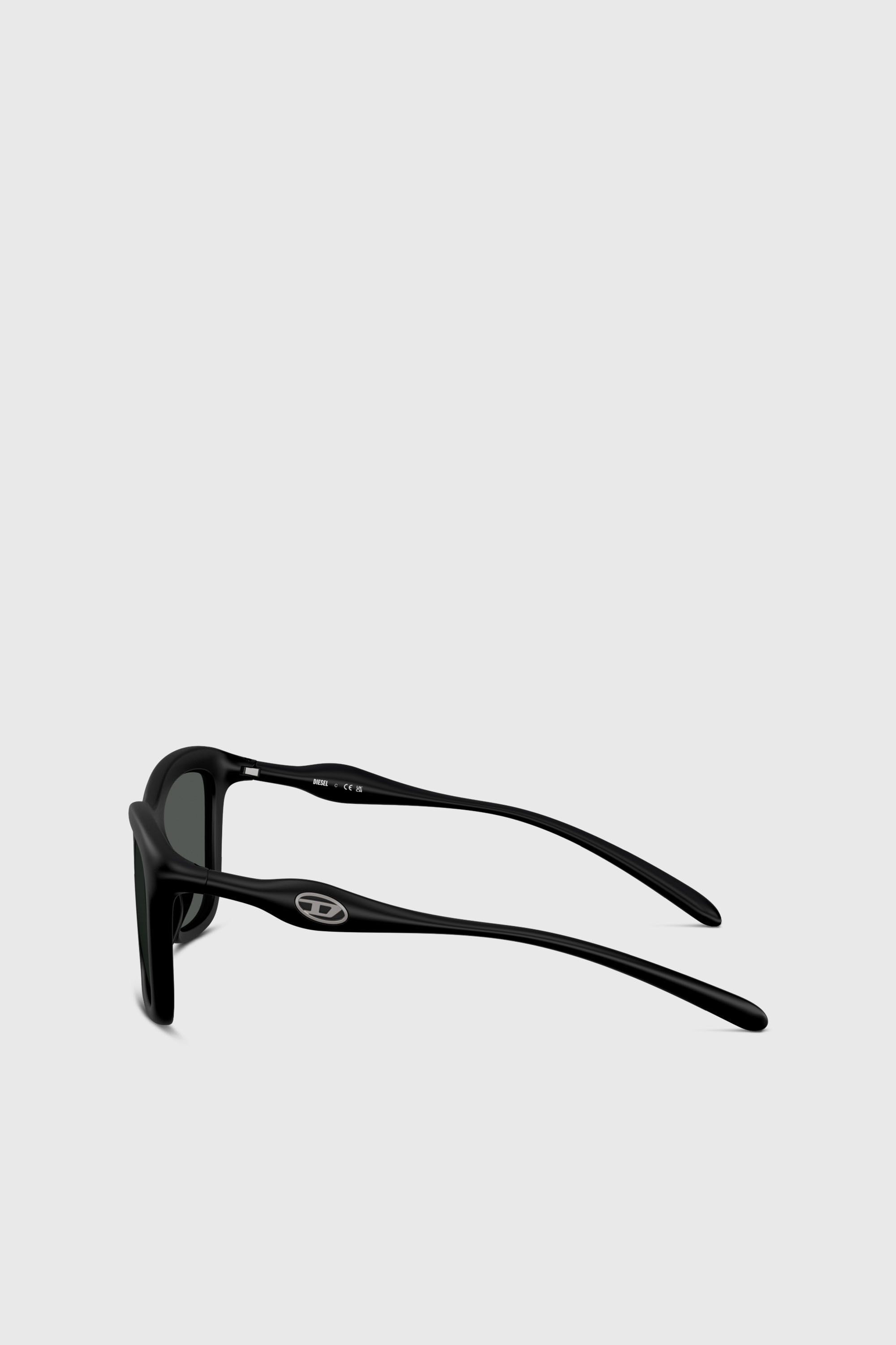 Diesel - 0DL3008U, Unisex's Square sunglasses in ブラック - 2