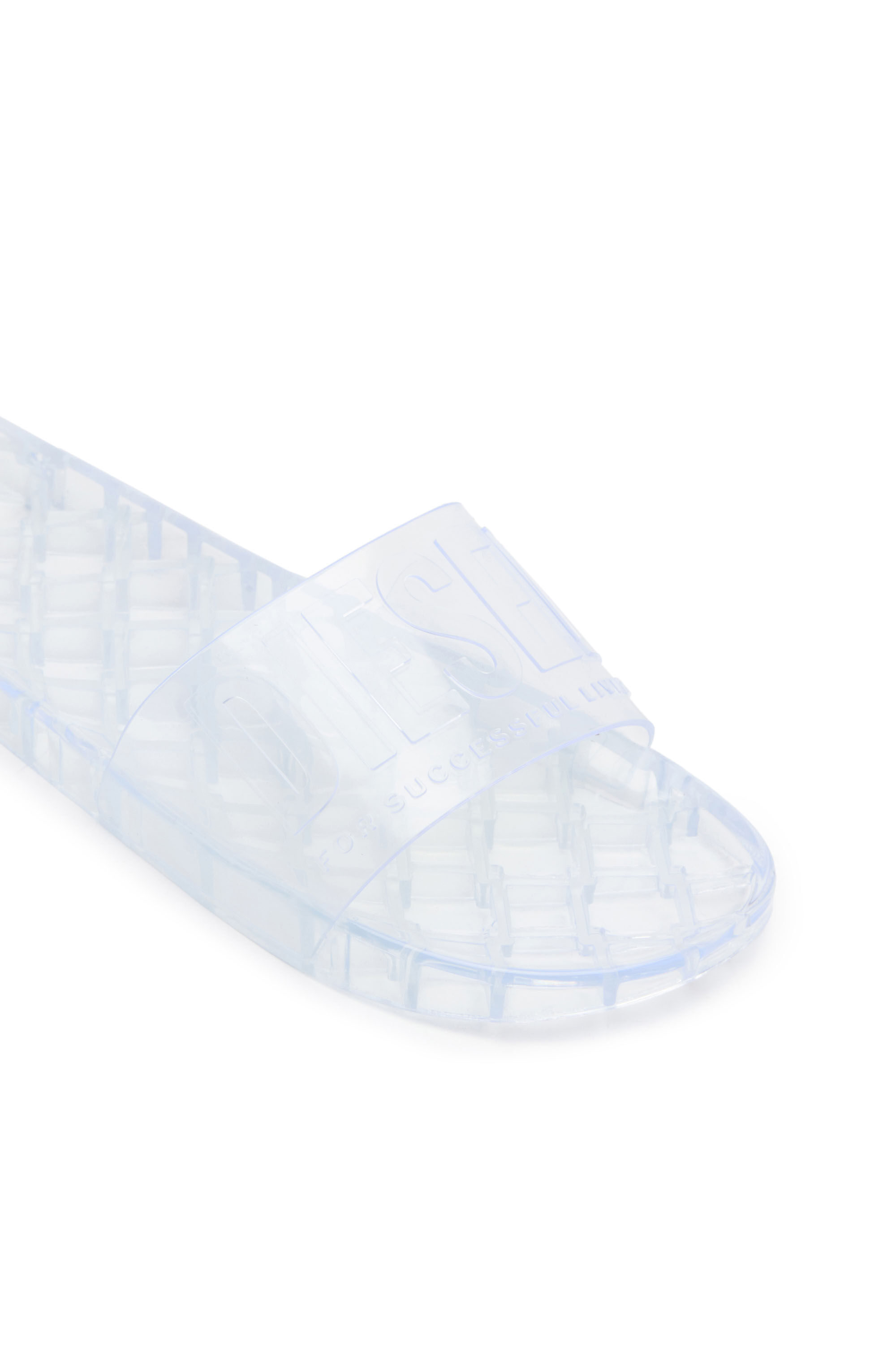 Diesel - SA-KARAIBI GL X, Female's PVC フラットサンダル - Sa-Karaibi Gl X in ホワイト - 6