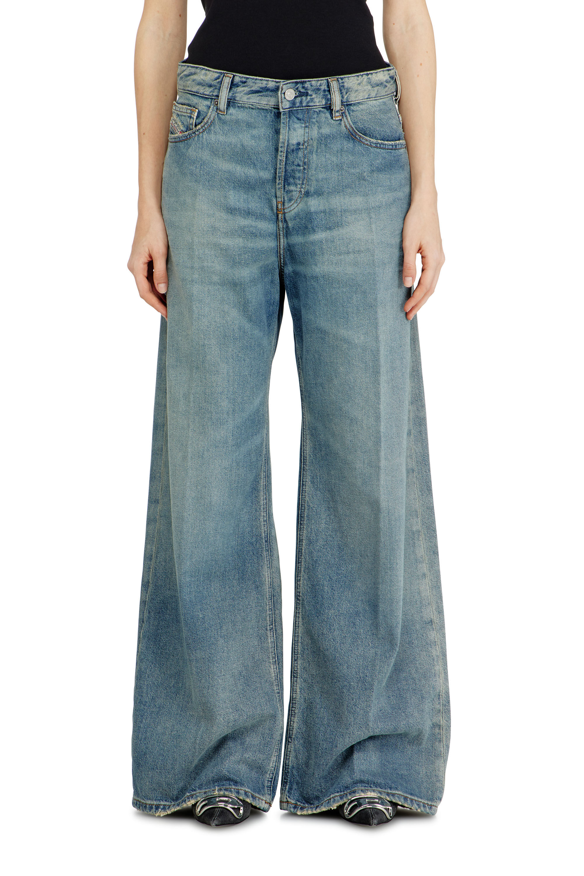 Diesel - Female's Relaxed Jeans 1996 D-Sire 0BEBL, null - 4
