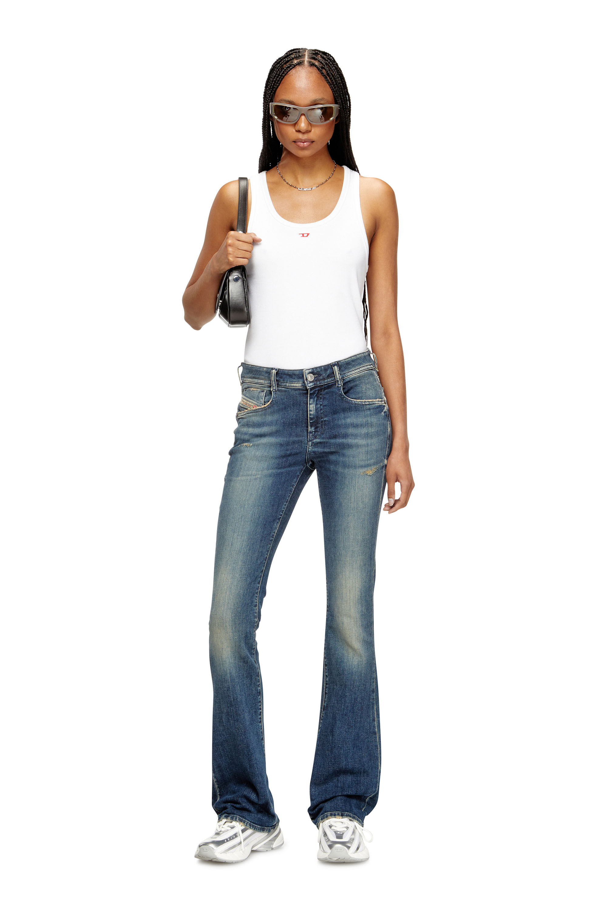 Diesel - Female's Bootcut Jeans 1969 D-Ebbey 09L96, ダークブルー - 1
