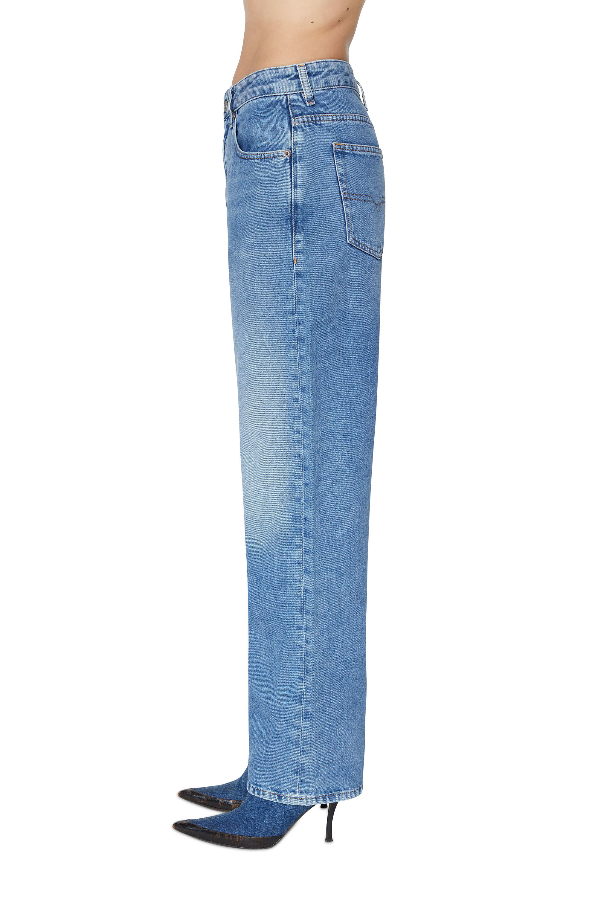 Diesel - Female's Straight Jeans 1999 D-Reggy 09C16, ミディアムブルー - 6