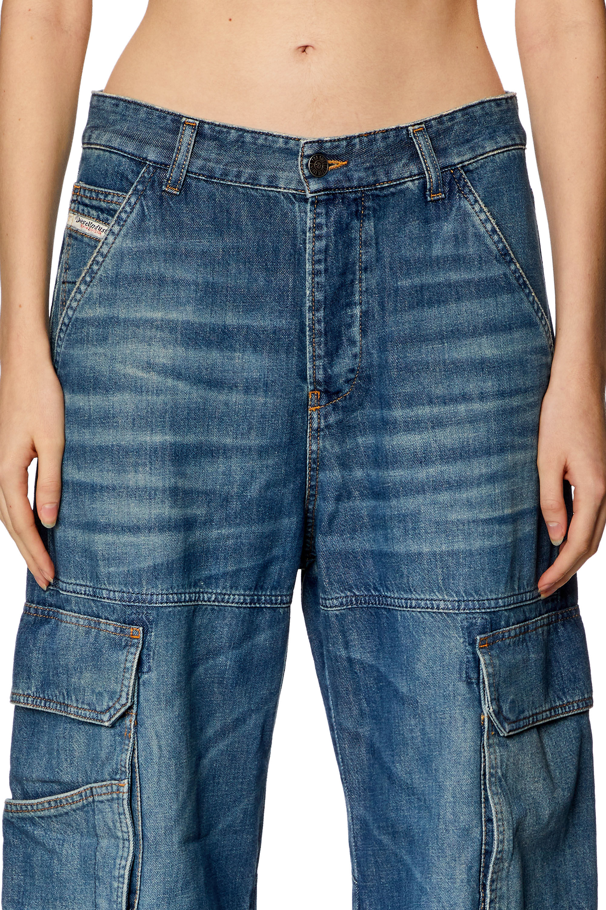 Diesel - Female's Relaxed Jeans 1996 D-Sire 0NJAN, ライトブルー - 5