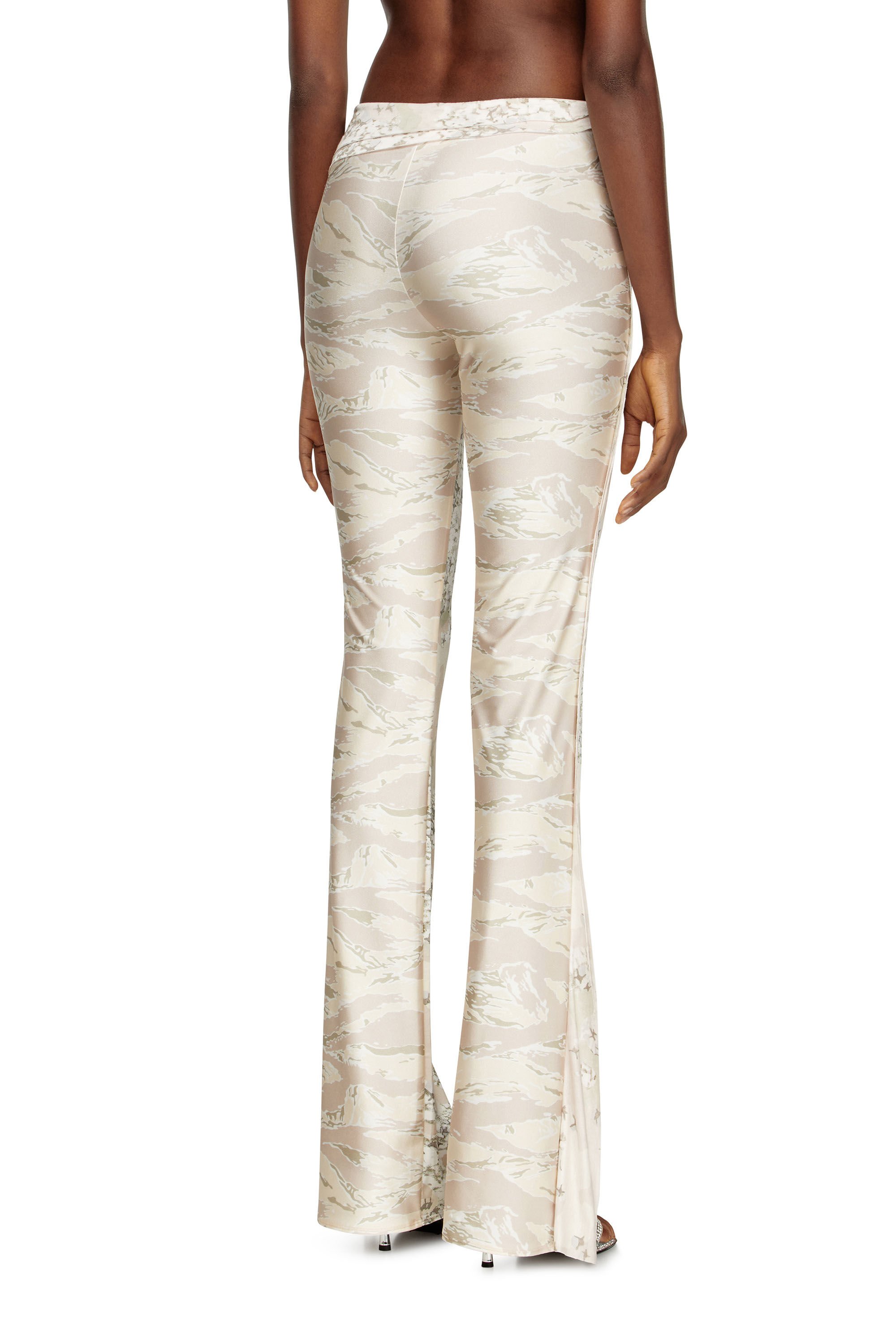 Diesel - P-AFFAL, Female's Jazz pants with mixed camo prints in ベージュ - 4