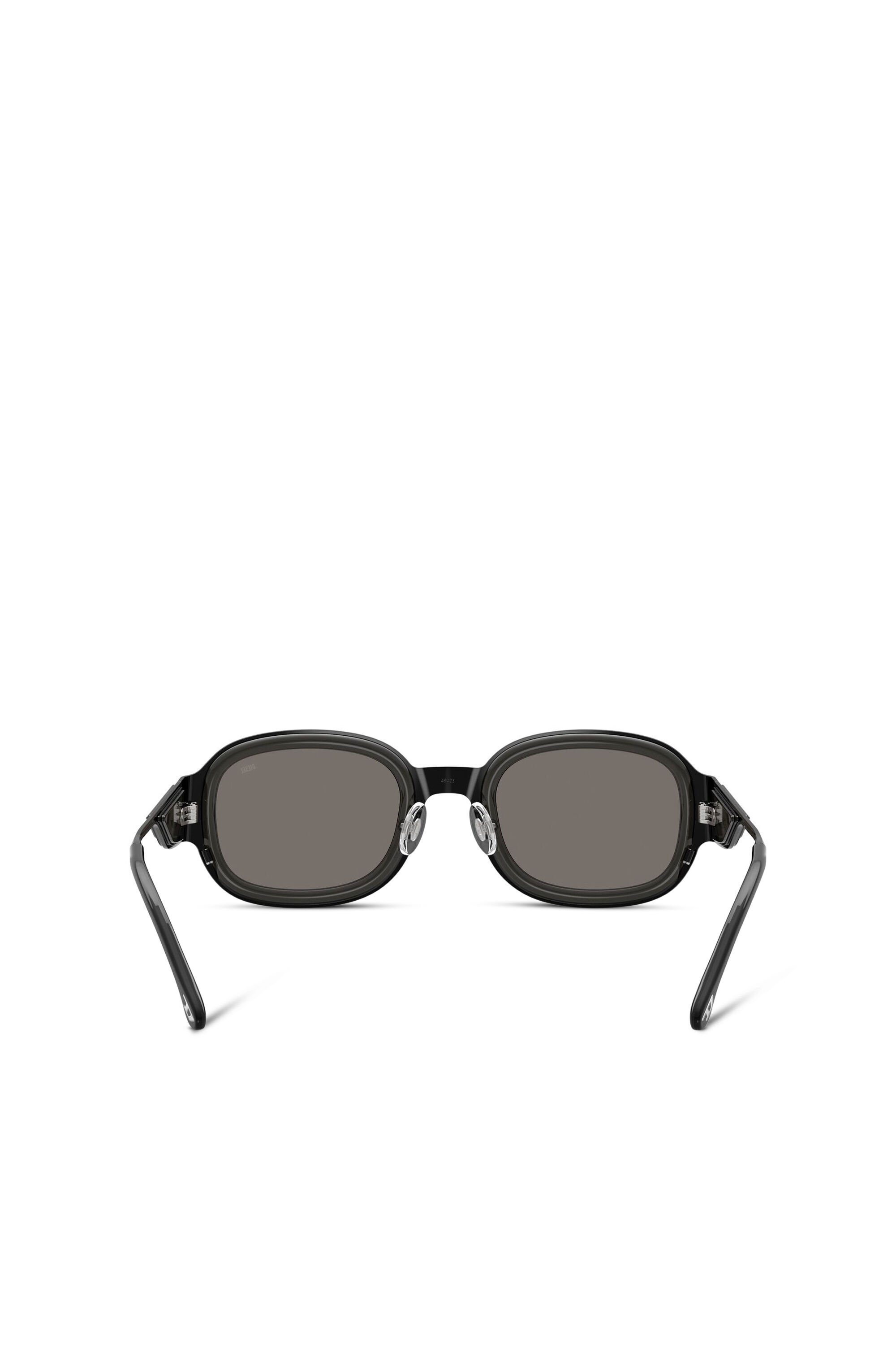 Diesel - 0DL1020, Unisex's Square sunglasses in ブラック - 3