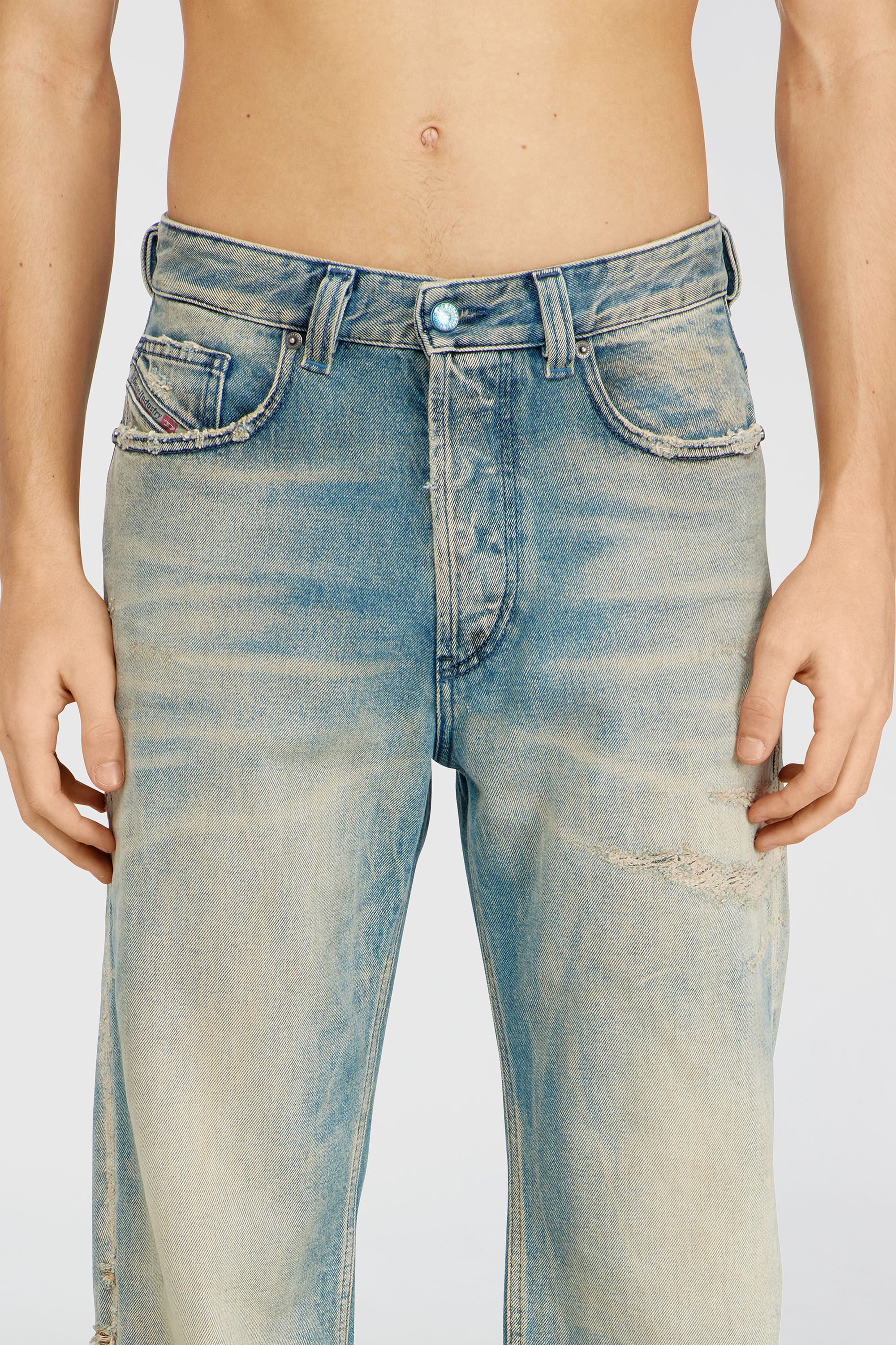 Diesel - Male's Regular Jeans 2024 D-Macs 09N30, ライトブルー - 5