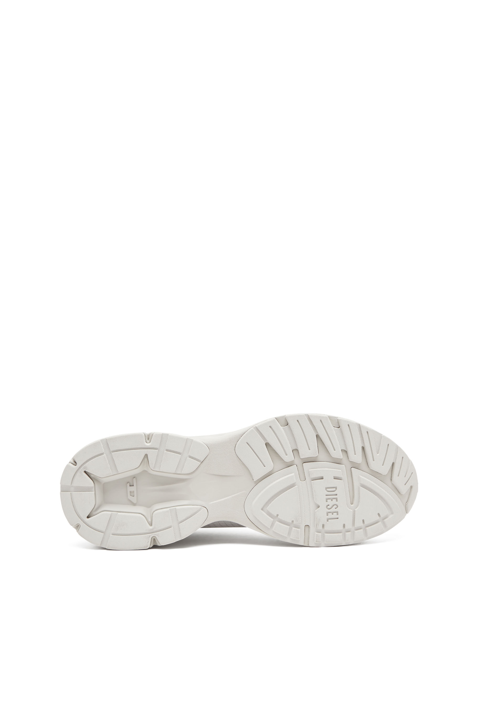 Diesel - D-AIRSPEED LOW, Male's D-Airspeed Low-Striped sneakers in coated ripstop in ホワイト/グレー - 5