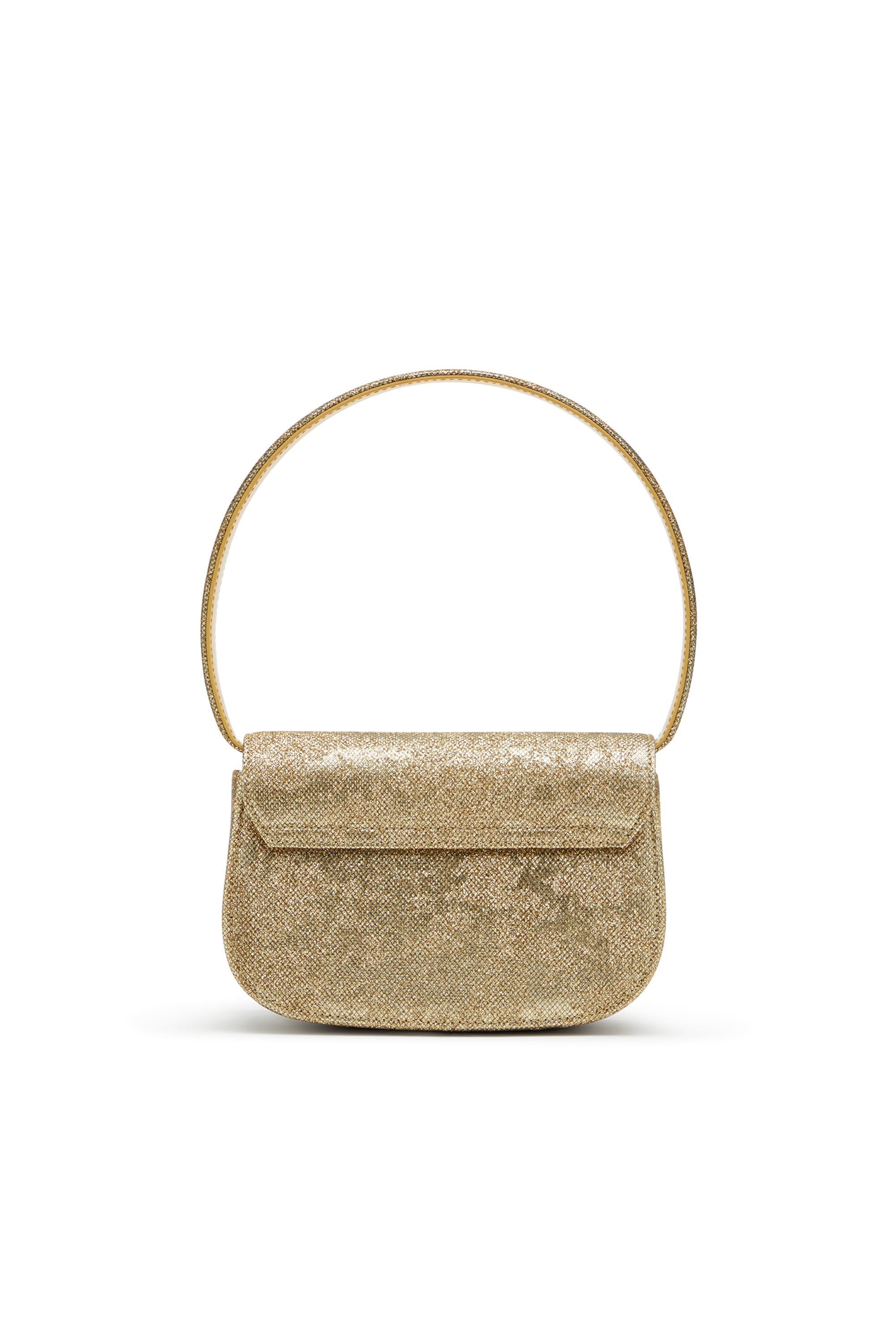 Diesel - 1DR, Female's 1DR-Iconic 1DR bag in glitter-camo Lurex in ゴールド - 3