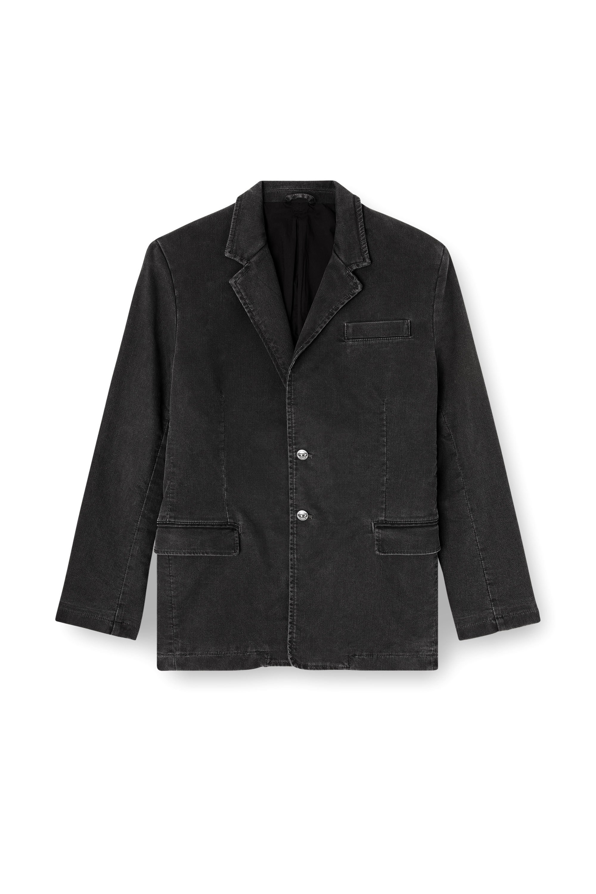 Diesel - D-REGER-D JOGG, Unisex's ジョグ テーラードジャケット in ブラック - 2