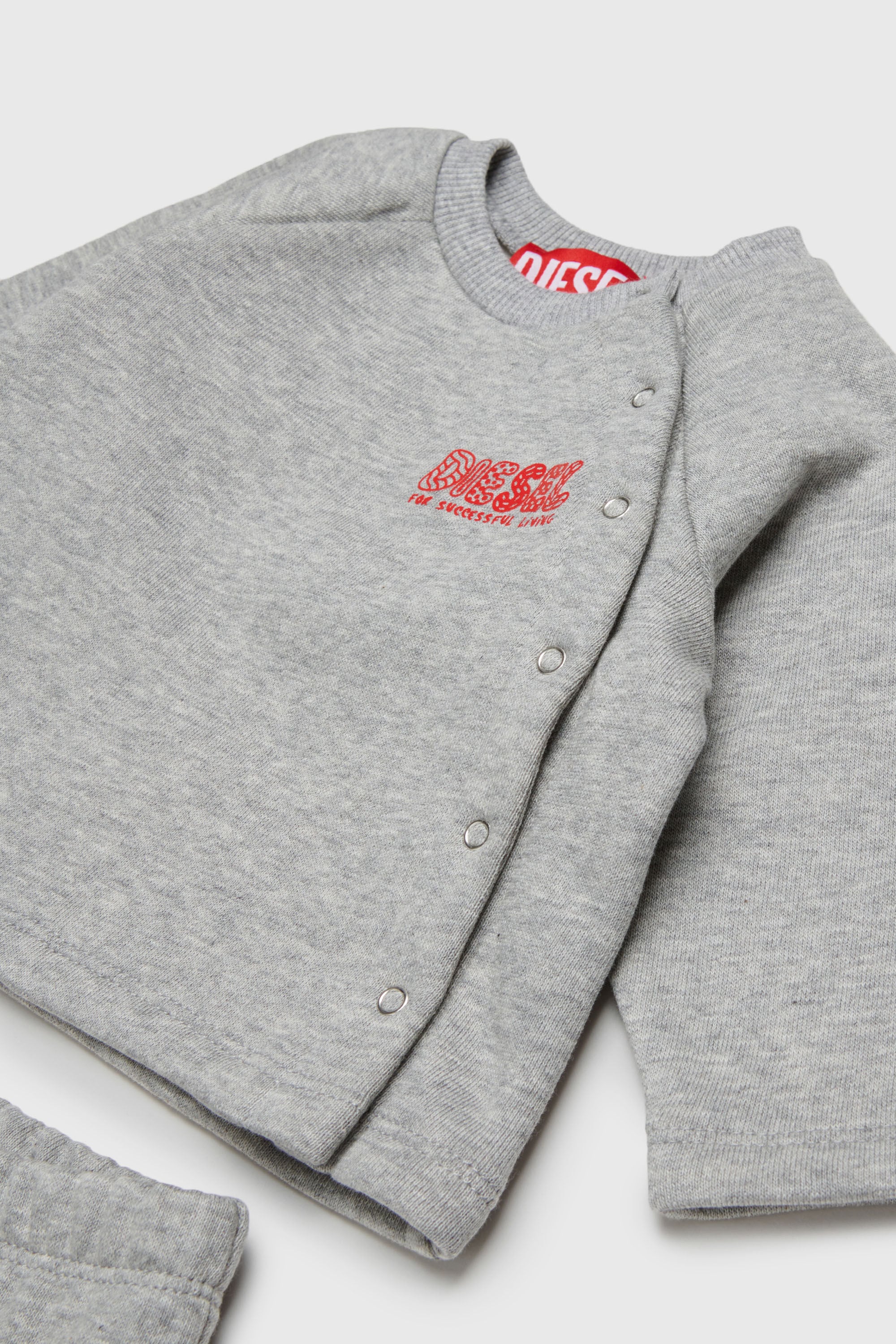 Diesel - SLUPY-SET-NB, Unisex's セットアップ in グレー - 3