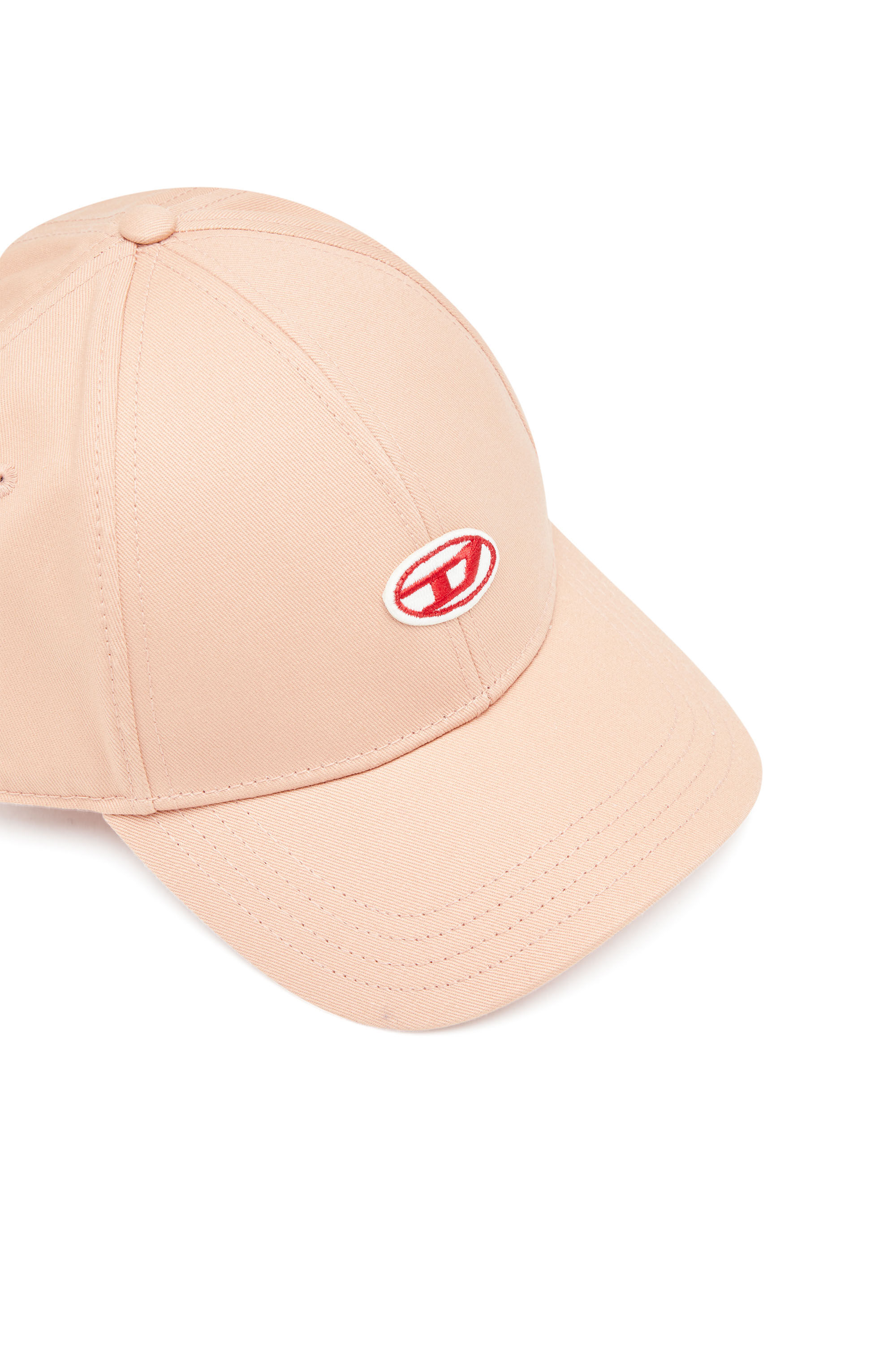 Diesel - C-RUNEY, Male's ベースボール キャップ Dロゴ in ピンク / ホワイト - 3