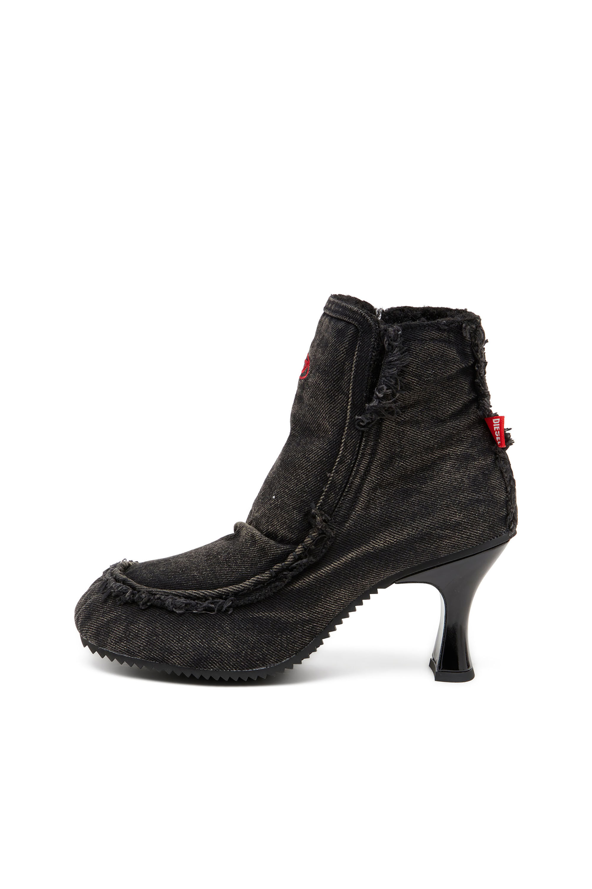 Diesel - D-WOODSTOCK HEEL AB, Female's アンクルブーツ in ブラック - 8