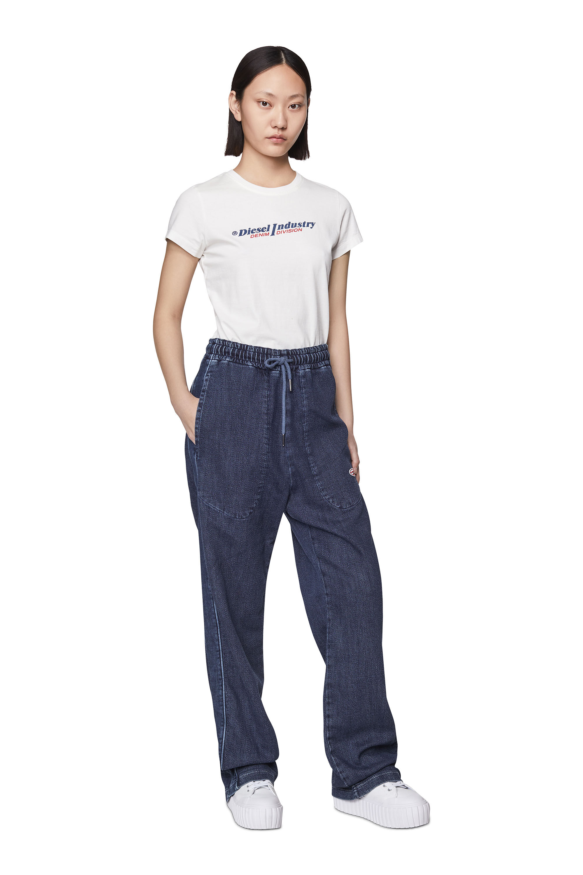 Diesel - S-HANAMI LOW W, Female's ローカットスニーカー in ホワイト - 1