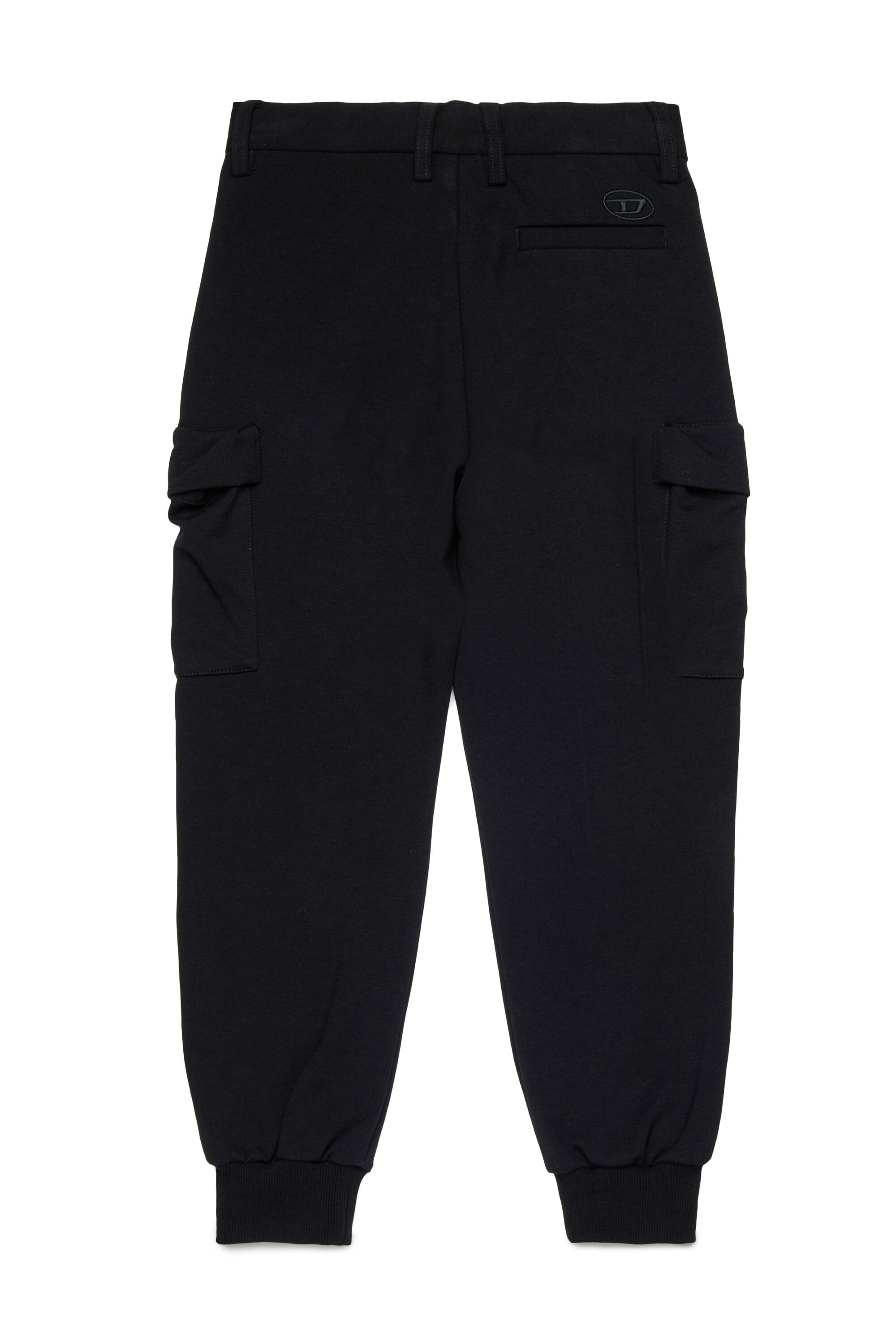 Diesel - PACLO, Male's Viscose cargo pants with pockets in ブラック - 2