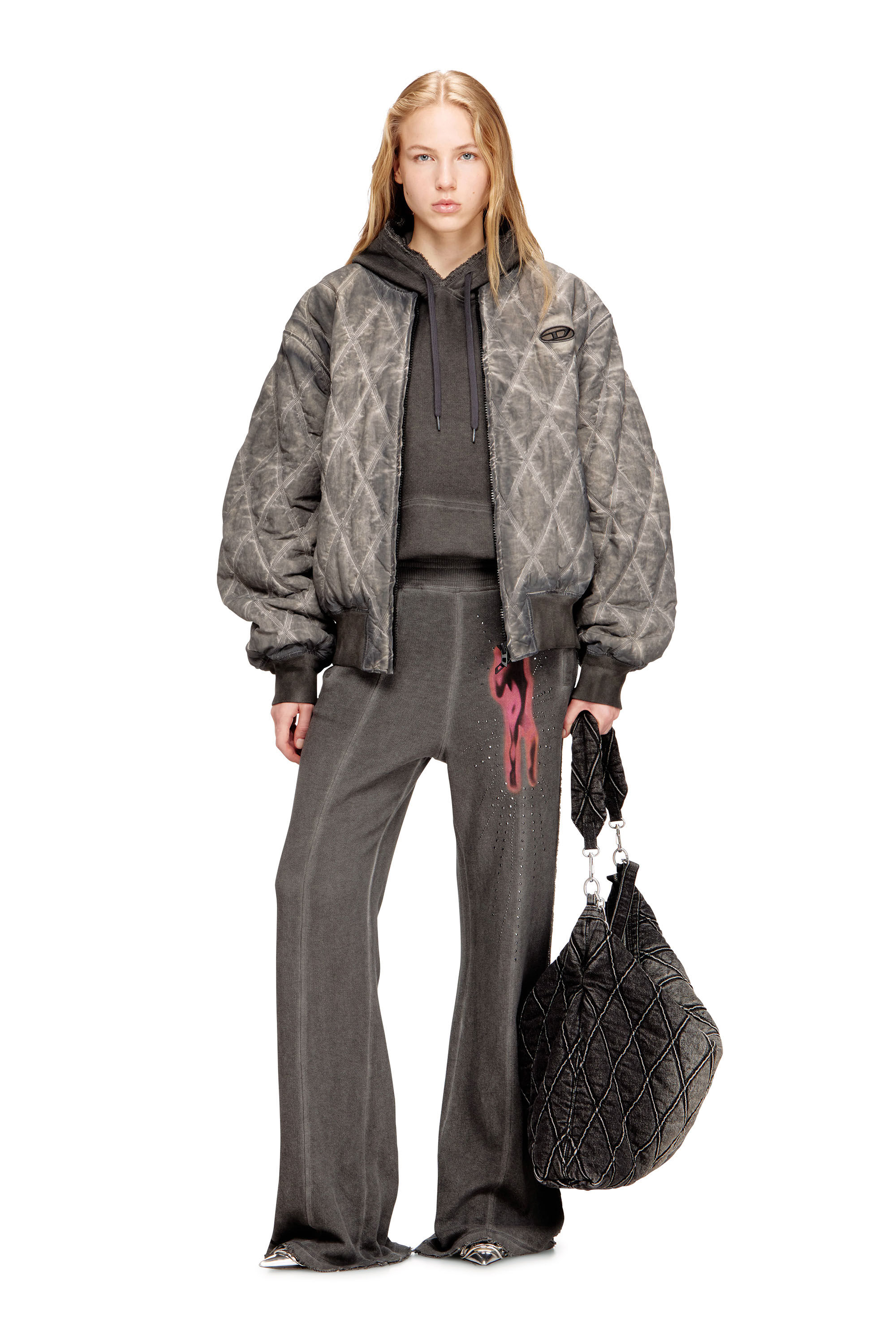 Diesel - P-ANTA, Female's スウェットパンツ in グレー - 1