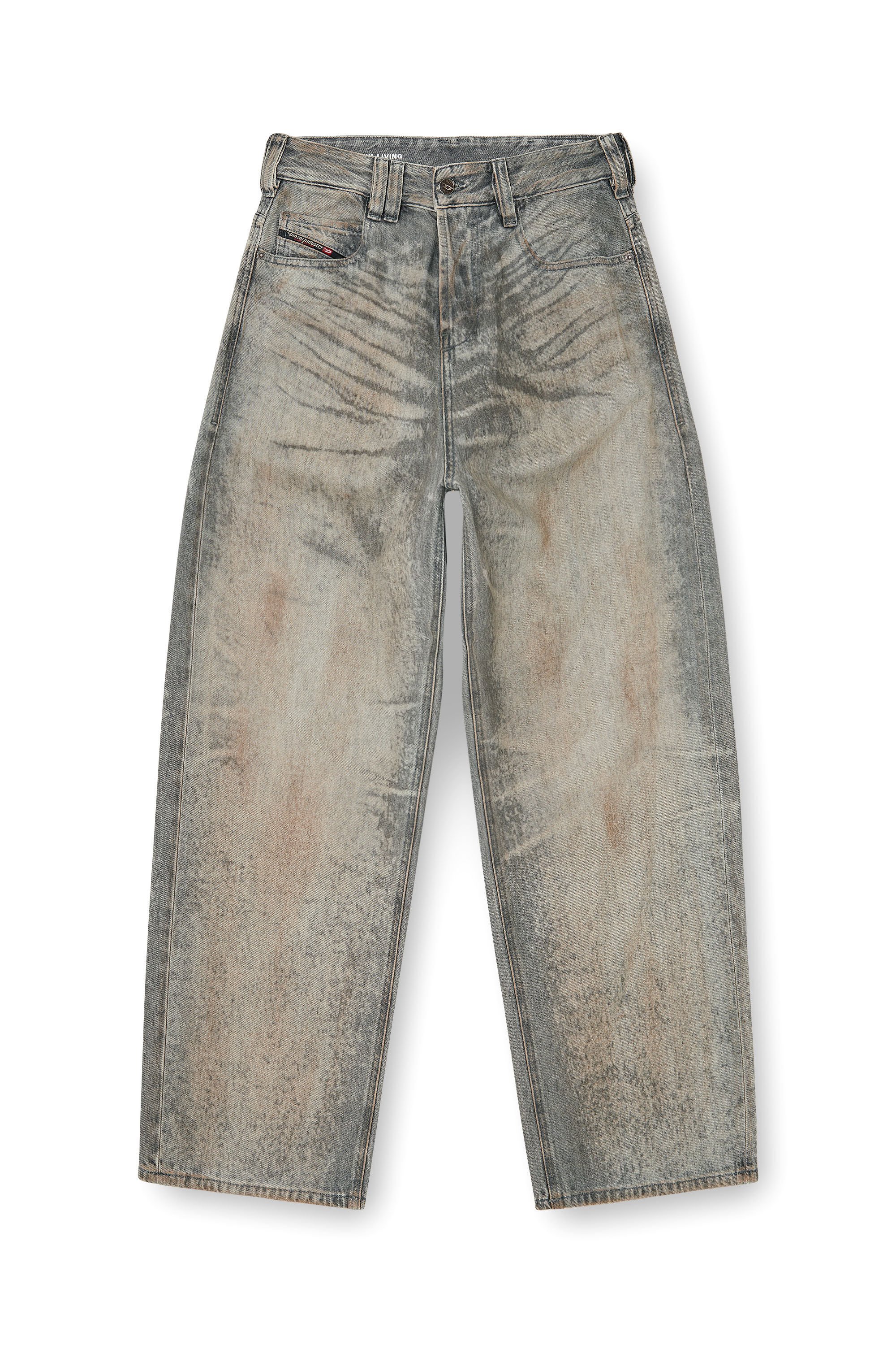Diesel - Unisex's Relaxed Jeans 1997 D-Enim-M 09P24, グレー - 2