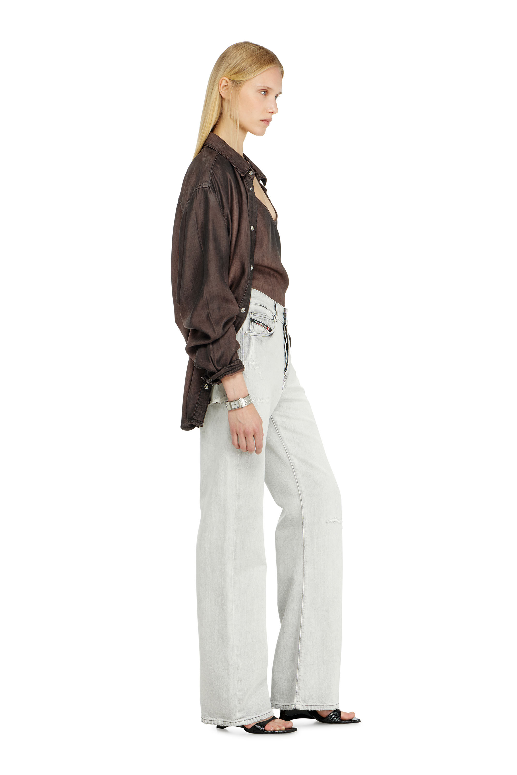 Diesel - Female's Regular Jeans 1971 D-Sent 09P58, ライトグレー - 2