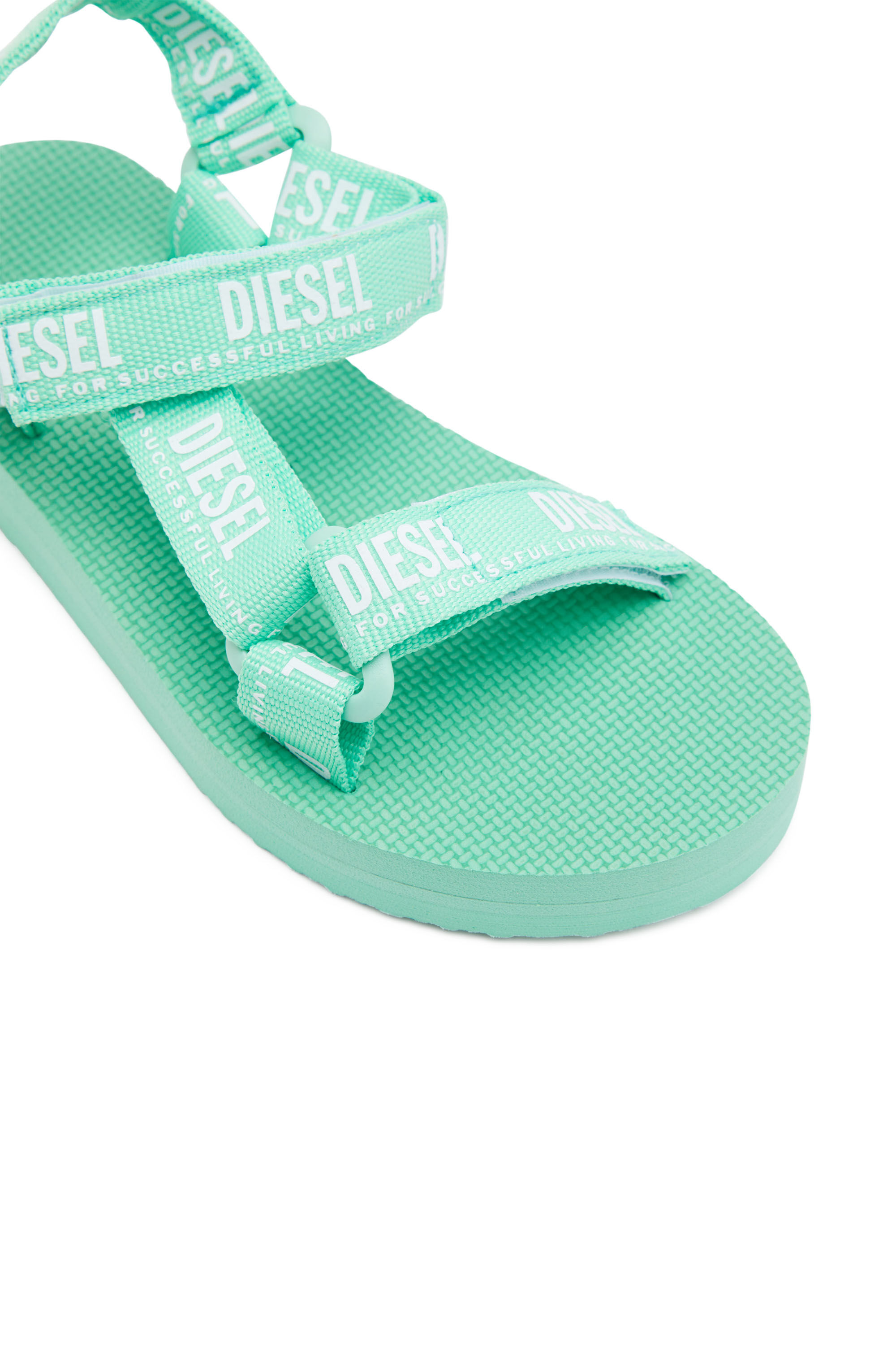 Diesel - S-ANDAL T, Unisex's サンダル in ウォーターグリーン - 6