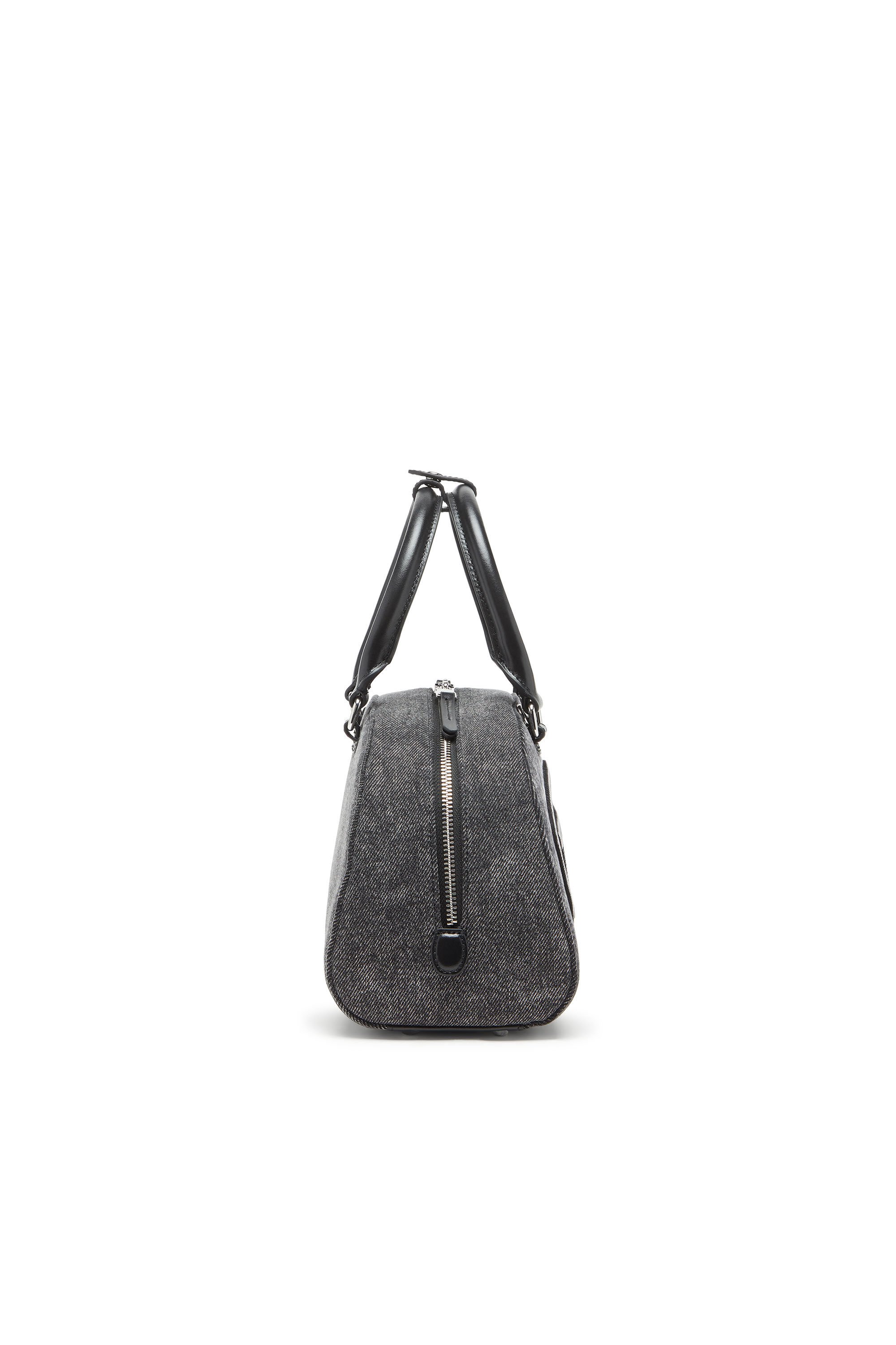 Diesel - 1DR DOME TOP HANDLE, Female's 1DR Dome-Bowling bag in washed denim in グレー - 4