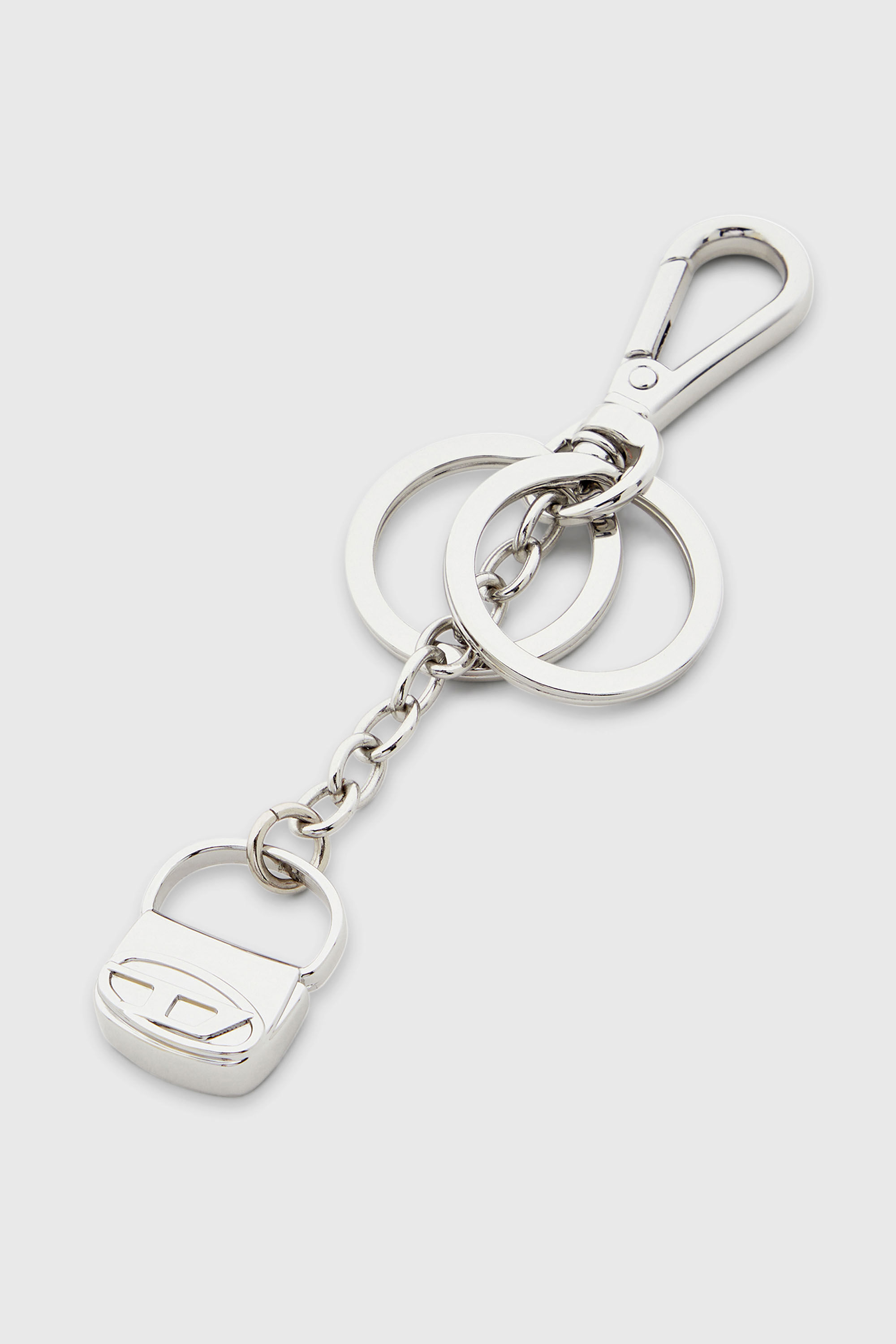 Diesel - 1DR-KEYRING CHARM, Female's キーチャーム in シルバー - 2