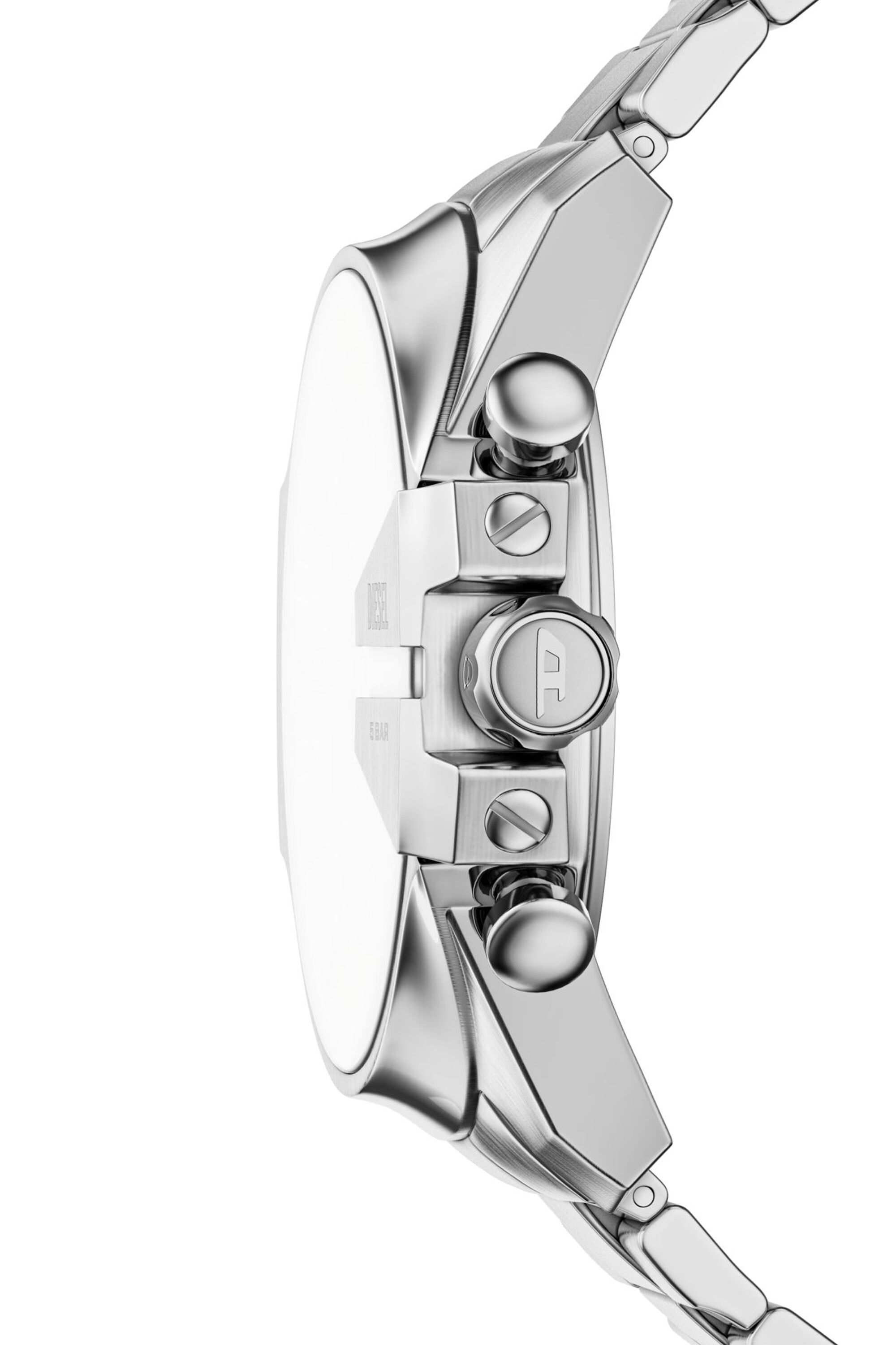 Diesel - DZ4721 WATCH, Male's Mega Chief Slim stainless steel watch in シルバー - 3