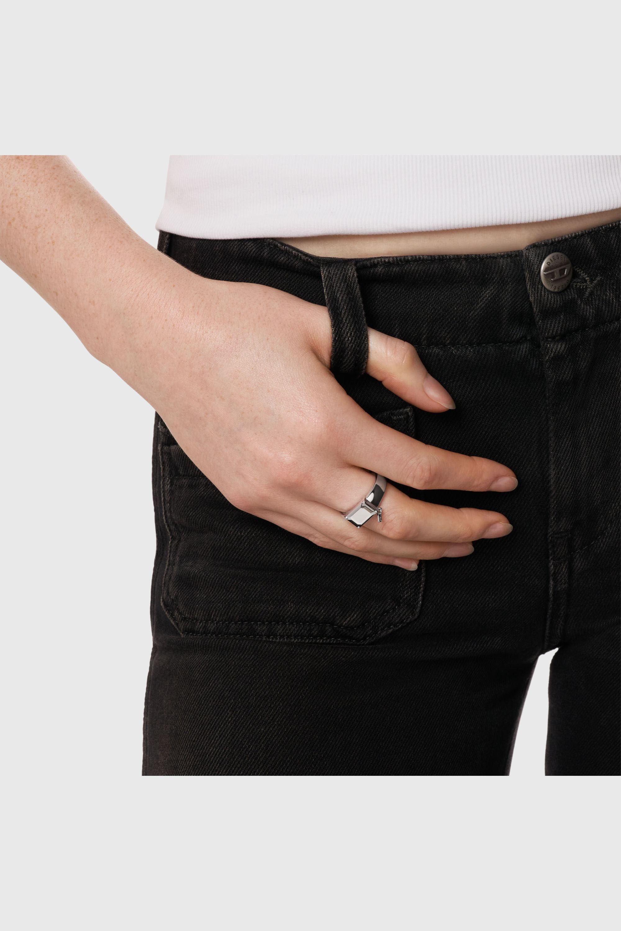Diesel - DL1365040 STERLING SILVER JEWEL, Unisex's リング in シルバー - 3