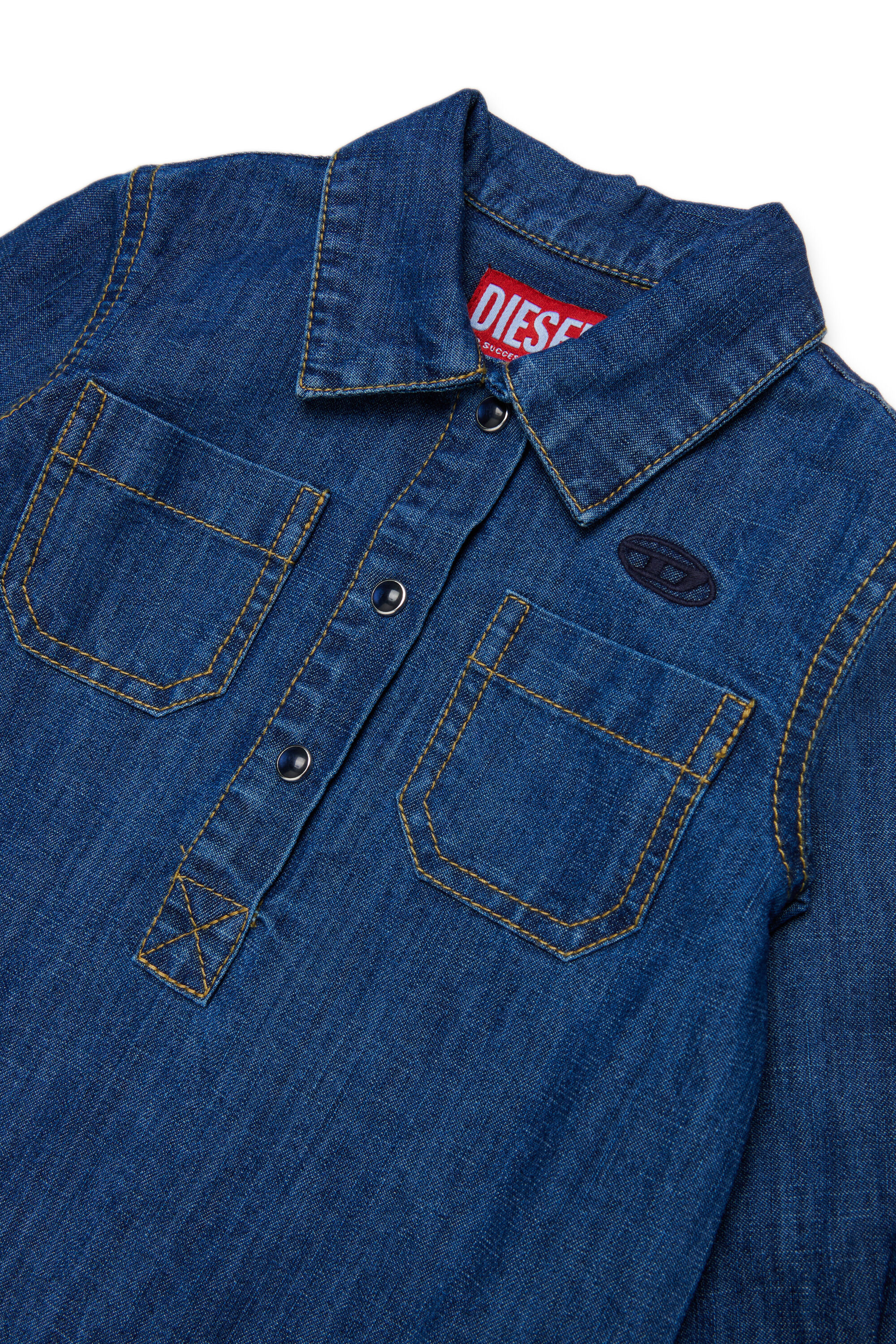 Diesel - DELBIB, Female's ワンピース in ミディアムブルー - 3