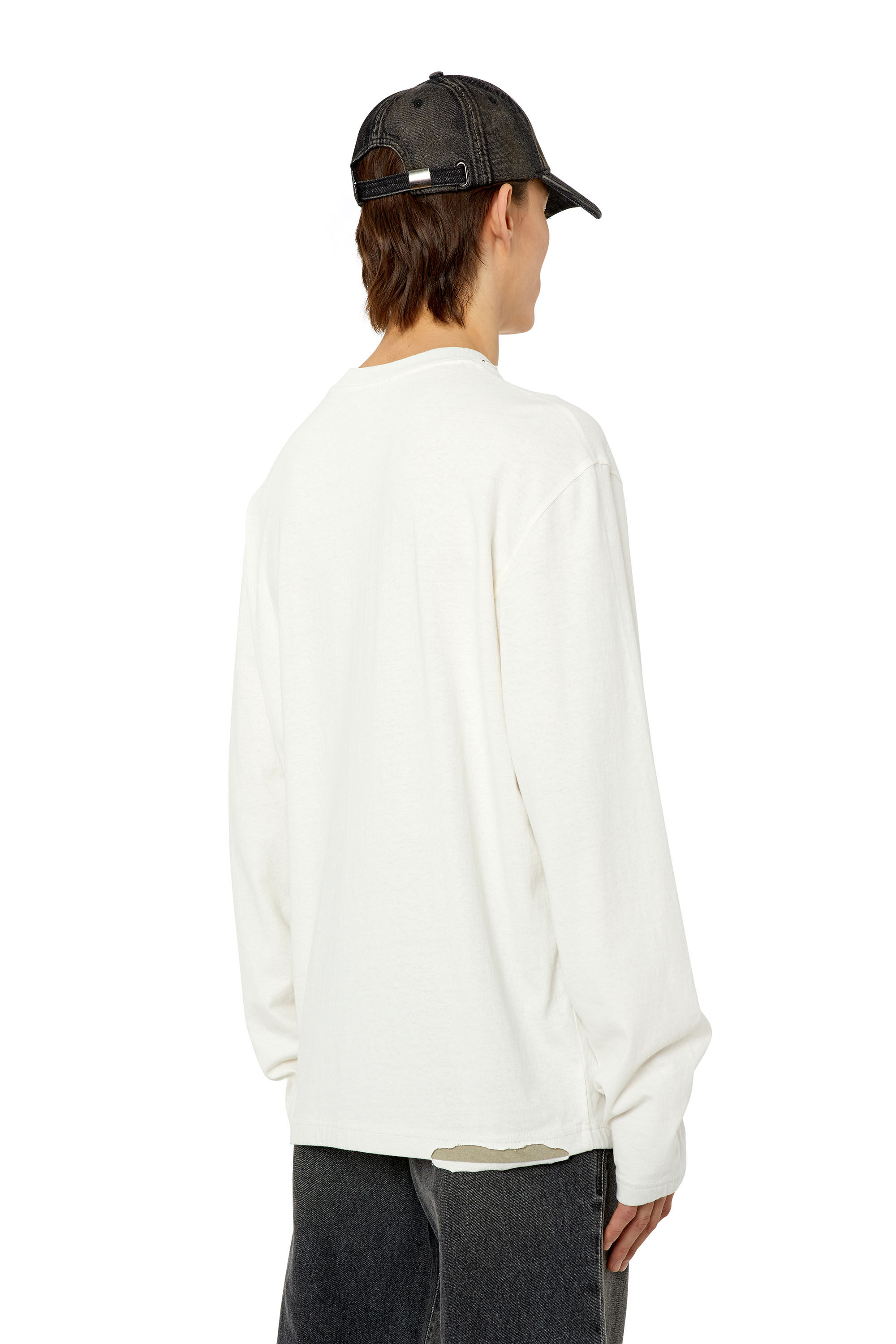 T-CROT （MEN）: オーバーサイズロングTシャツ｜ディーゼル